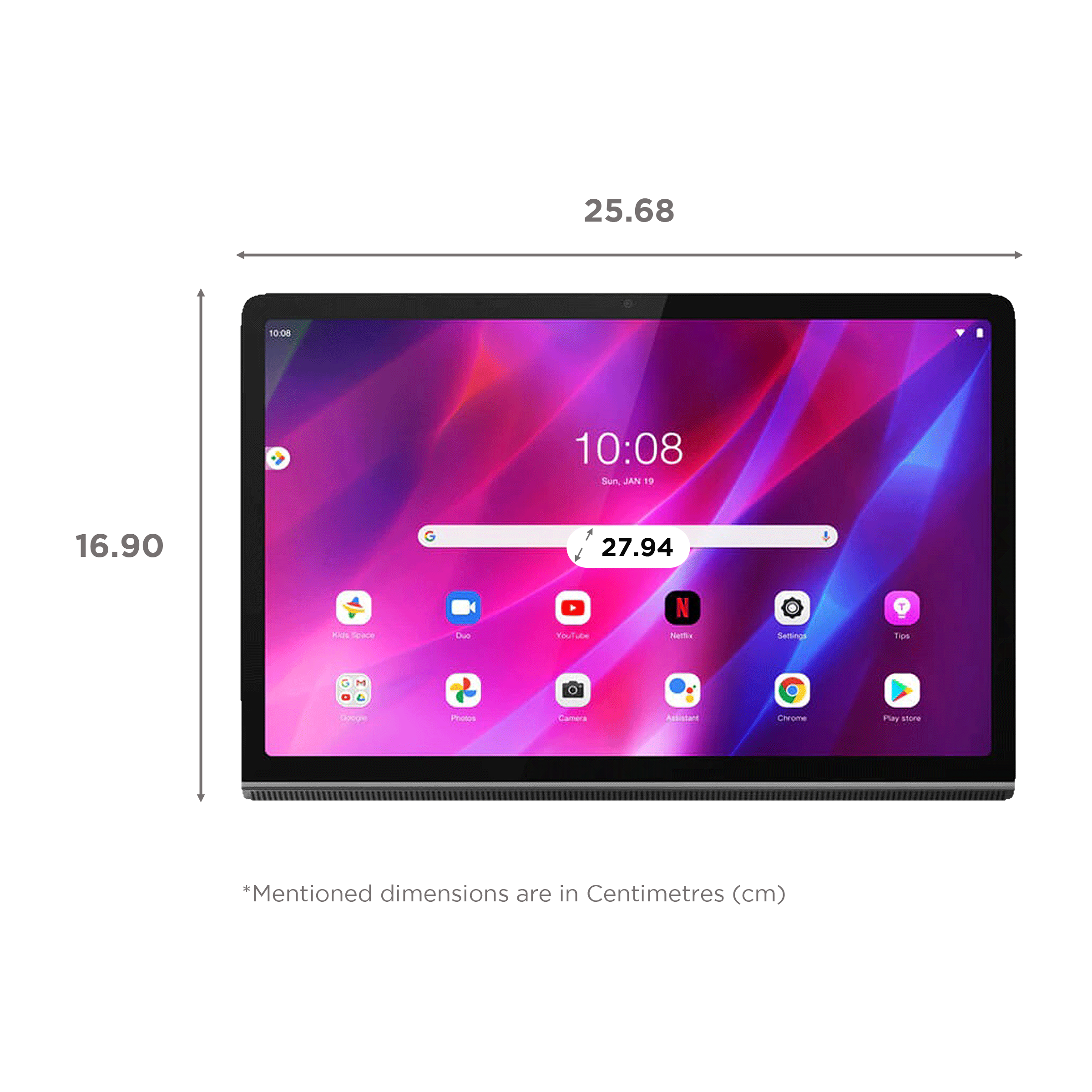 Lenovo Yoga Tab 11 Wi-Fi+4G Android Tablet (11 Inch, 4GB RAM, 128GB ROM, Storm Grey) Lenovo Yoga Tab 11 Wi-Fi+4G Android Tablet (11 Inch, 4GB RAM, 128GB ROM, Storm Grey)_2