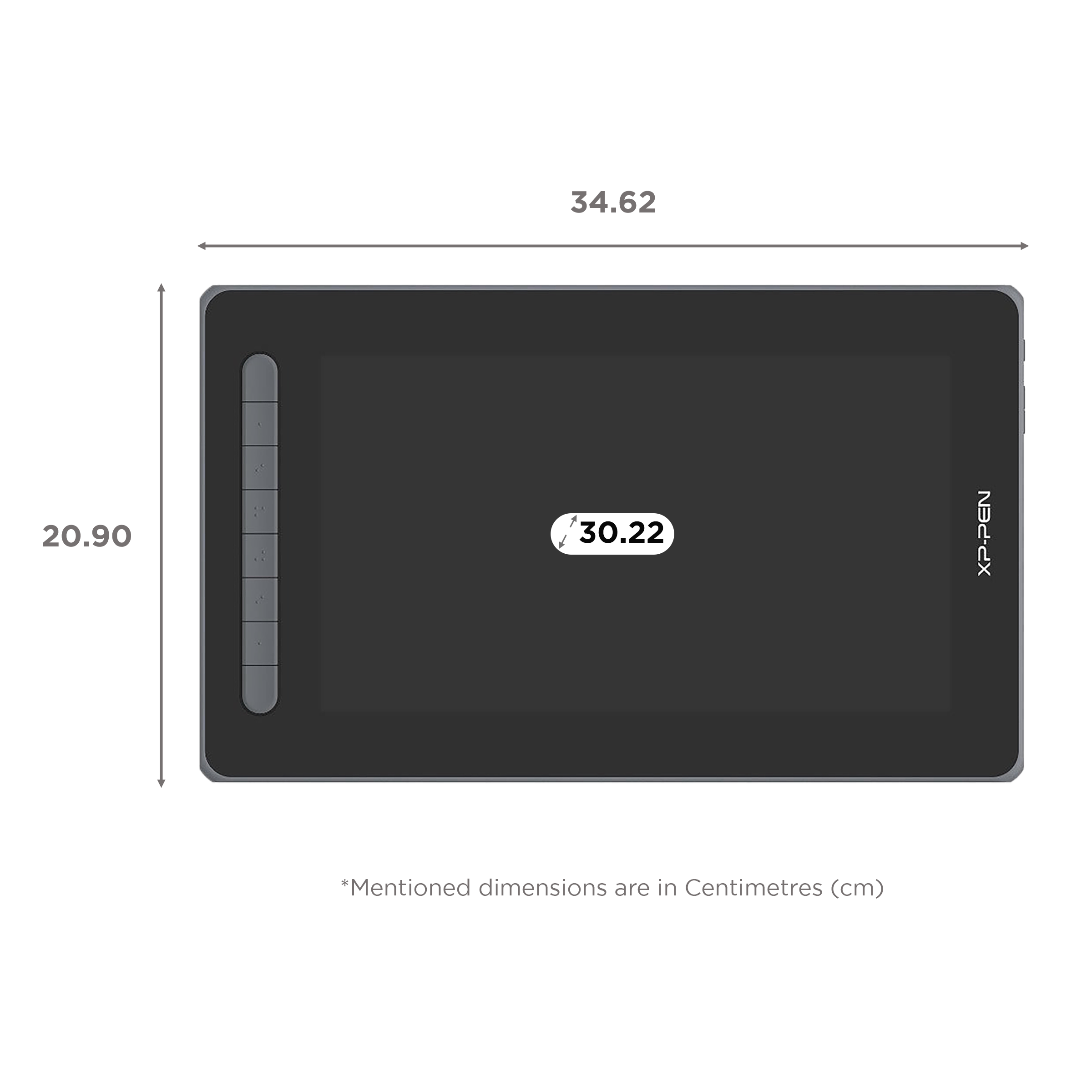XP pen Artist 12 2nd Gen Standard Tablet (11.9 Inch, Black)_2
