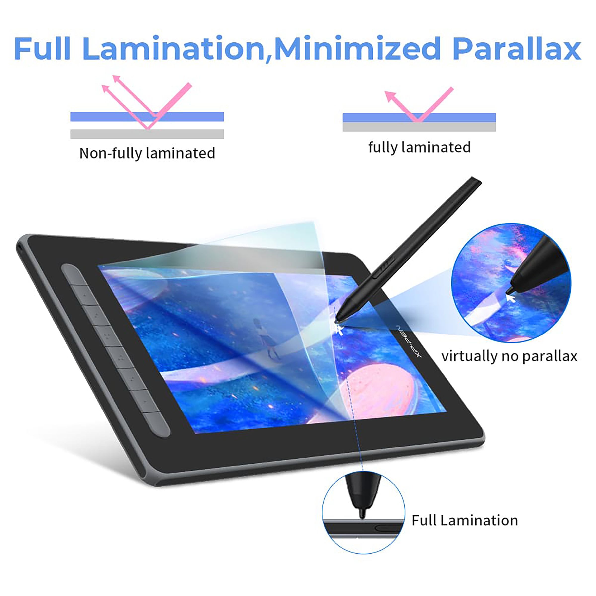 XP pen Artist 12 2nd Gen Standard Tablet (11.9 Inch, Blue)_10