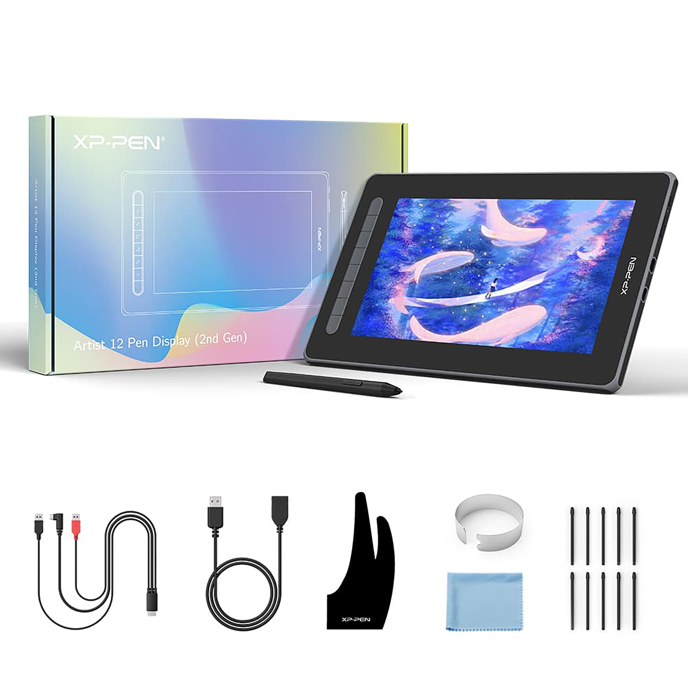 XP pen Artist 12 2nd Gen Standard Tablet (11.9 Inch, Blue)_13