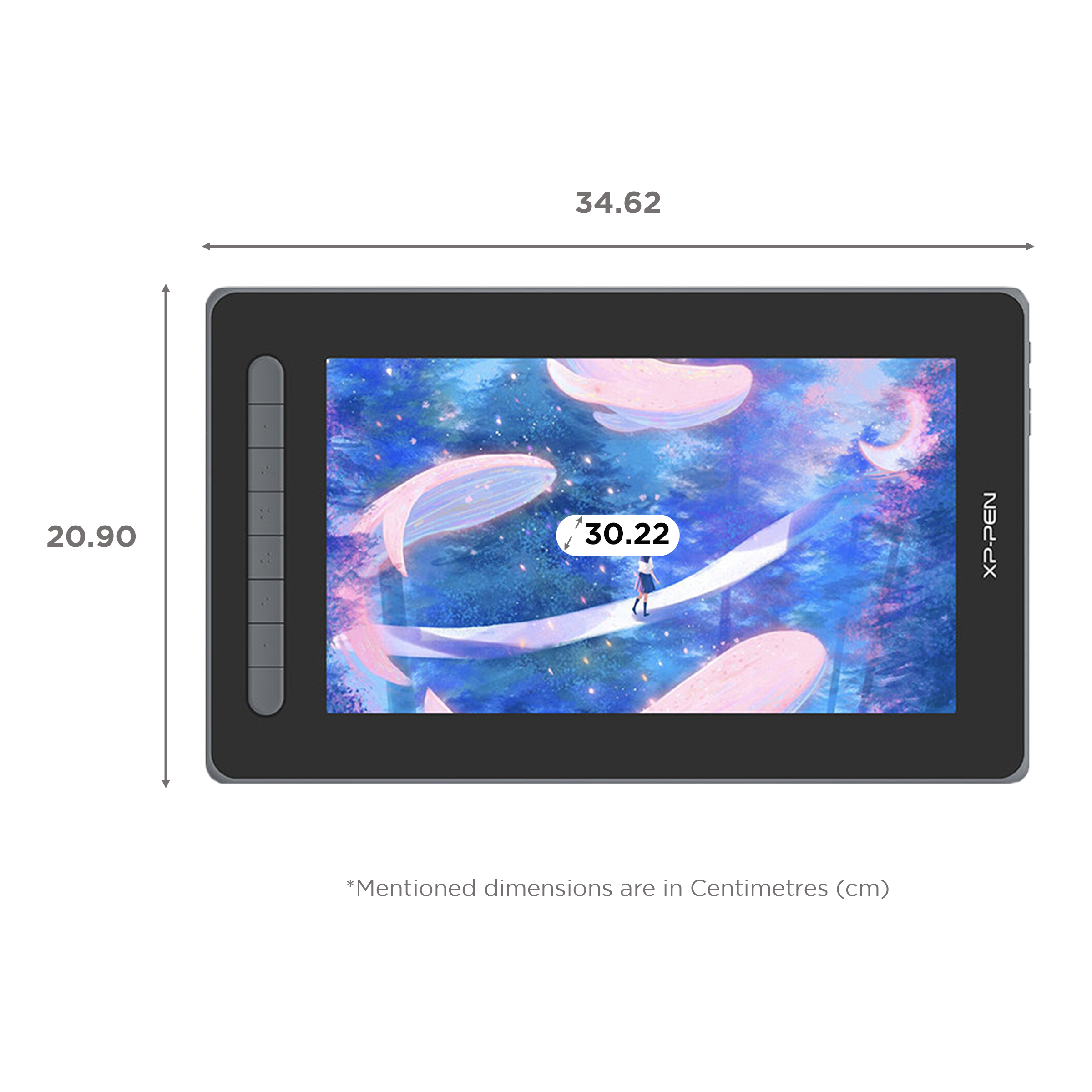XP pen Artist 12 2nd Gen Standard Tablet (11.9 Inch, Blue)_2