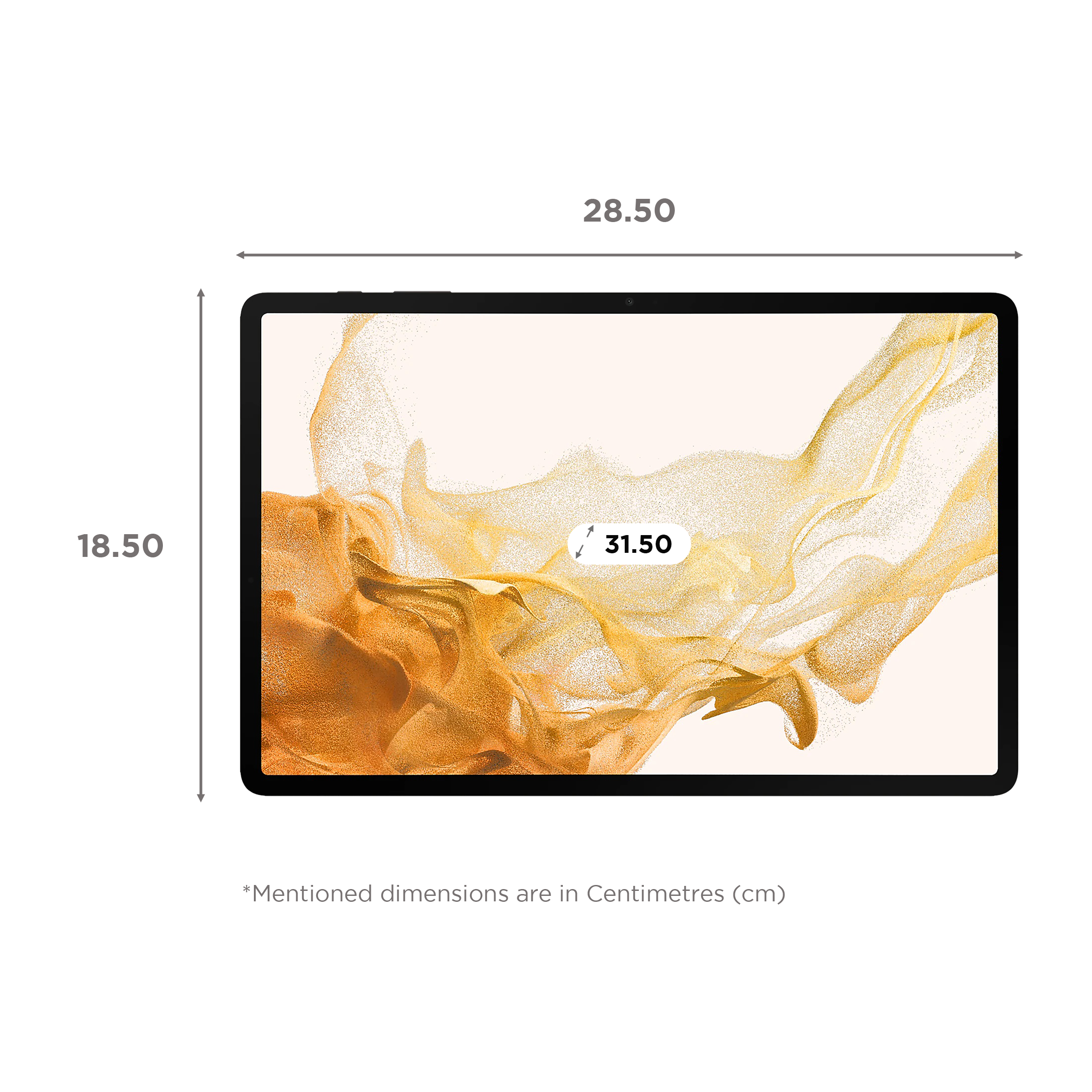 SAMSUNG Galaxy Tab S8+ Wi-Fi+5G Android Tablet (12.4 Inch, 8GB RAM, 128GB ROM, Graphite)_2