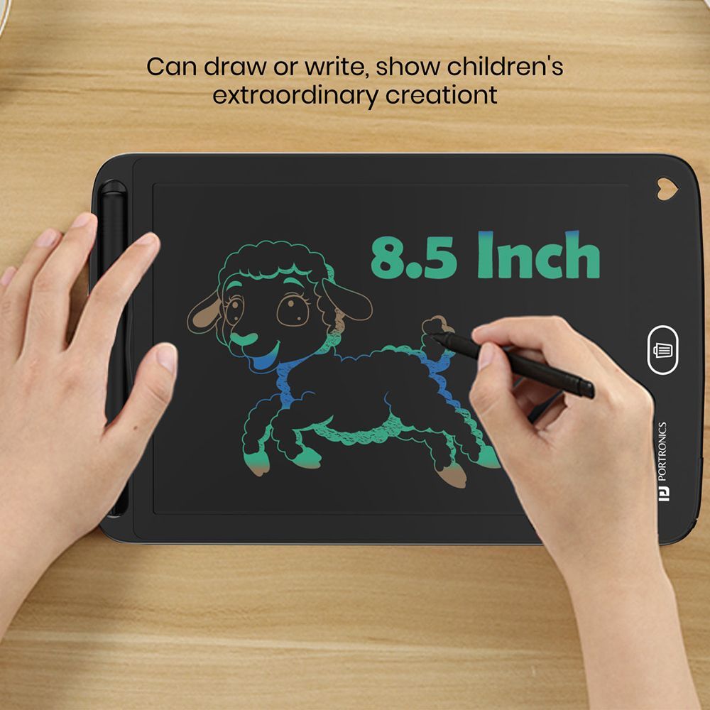 PORTRONICS Ruffpad 8.5M eWriter Tablet (8.5 Inch, Black)_6
