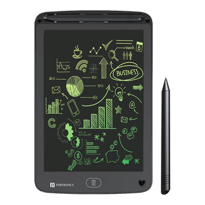 PORTRONICS Ruffpad 12M eWriter Tablet (12 Inch, Black)