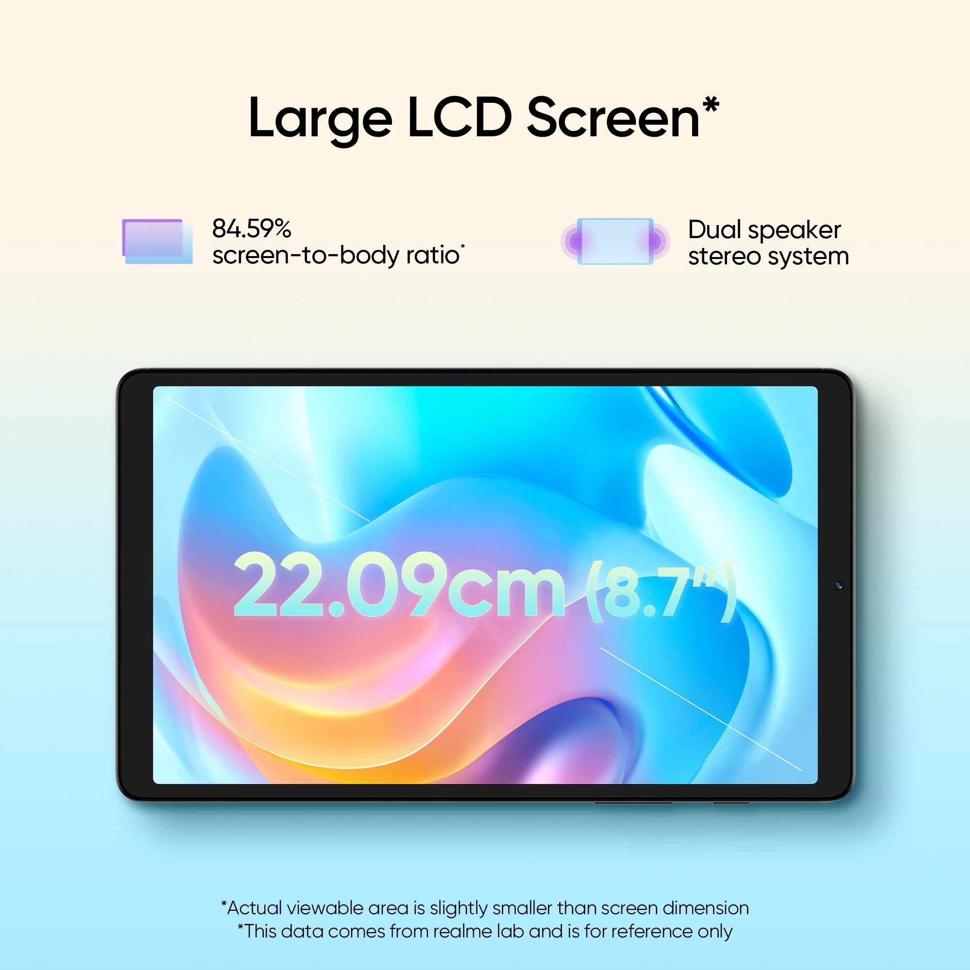 realme Pad Mini Wi-Fi Android Tablet (8.7 Inch, 3GB RAM, 32GB ROM, Grey)_9