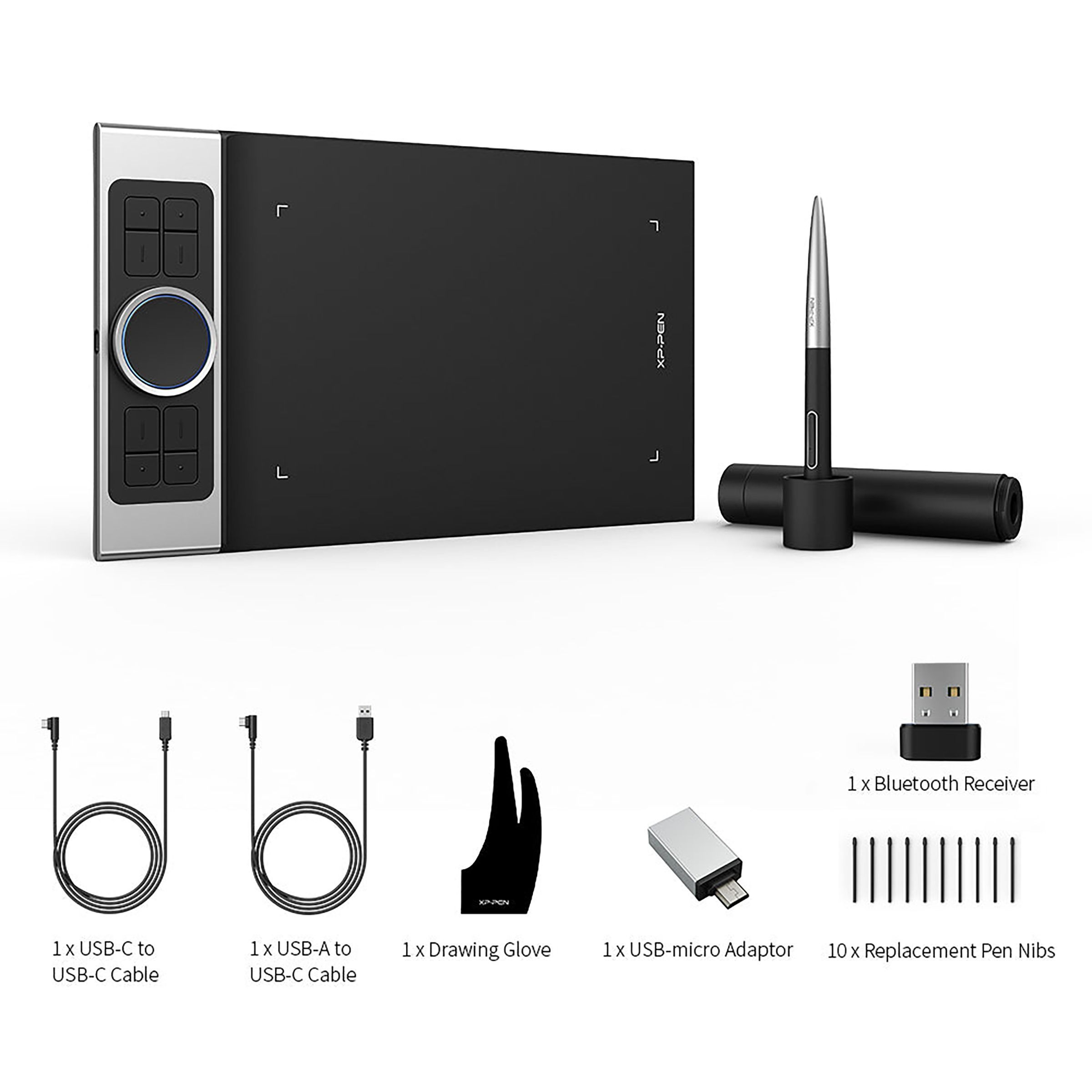 XP pen Deco Pro SW Graphics Tablet (10.30 Inch, Black)_8