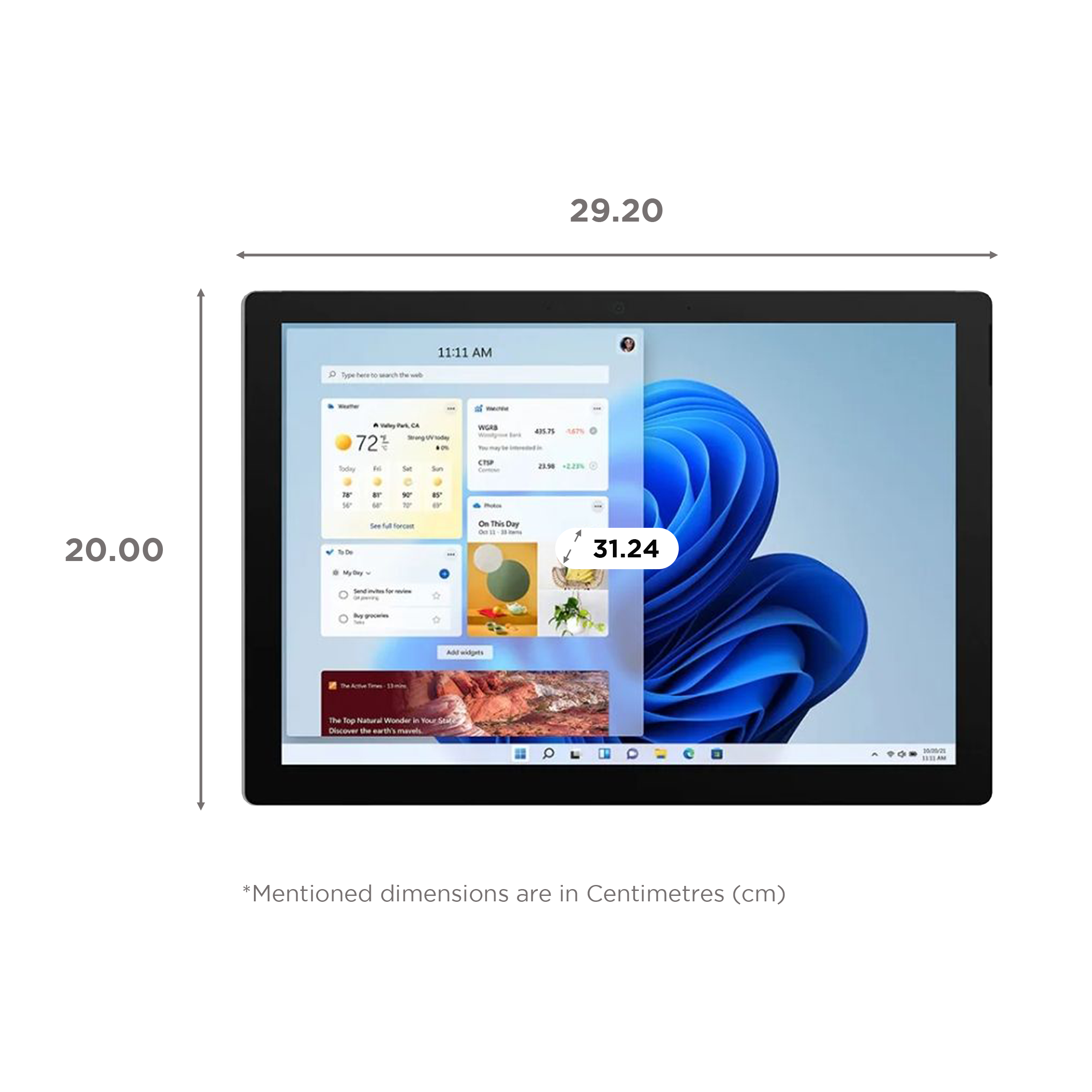 Microsoft Surface Pro7 Plus Wi-Fi + 4G Windows Tablet (12.3 Inch, 8GB RAM, 128GB ROM, Platinum) Microsoft Surface Pro7 Plus Wi-Fi + 4G Windows Tablet (12.3 Inch, 8GB RAM, 128GB ROM, Platinum)_2