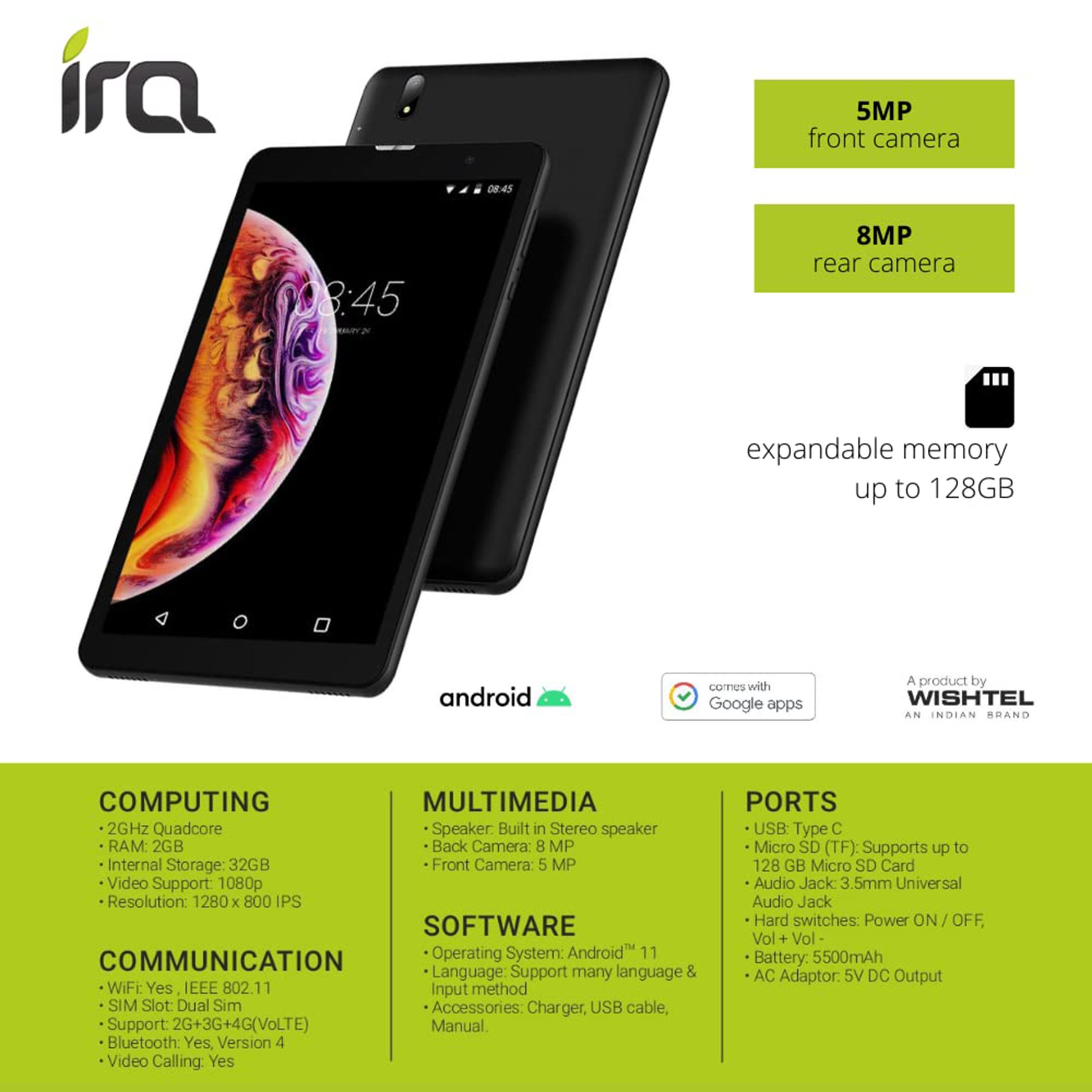 WishTel IRA T803 Wi-Fi+4G Android Tablet (8 Inch, 2GB RAM, 32GB ROM, Black) WishTel IRA T803 Wi-Fi+4G Android Tablet (8 Inch, 2GB RAM, 32GB ROM, Black)_10