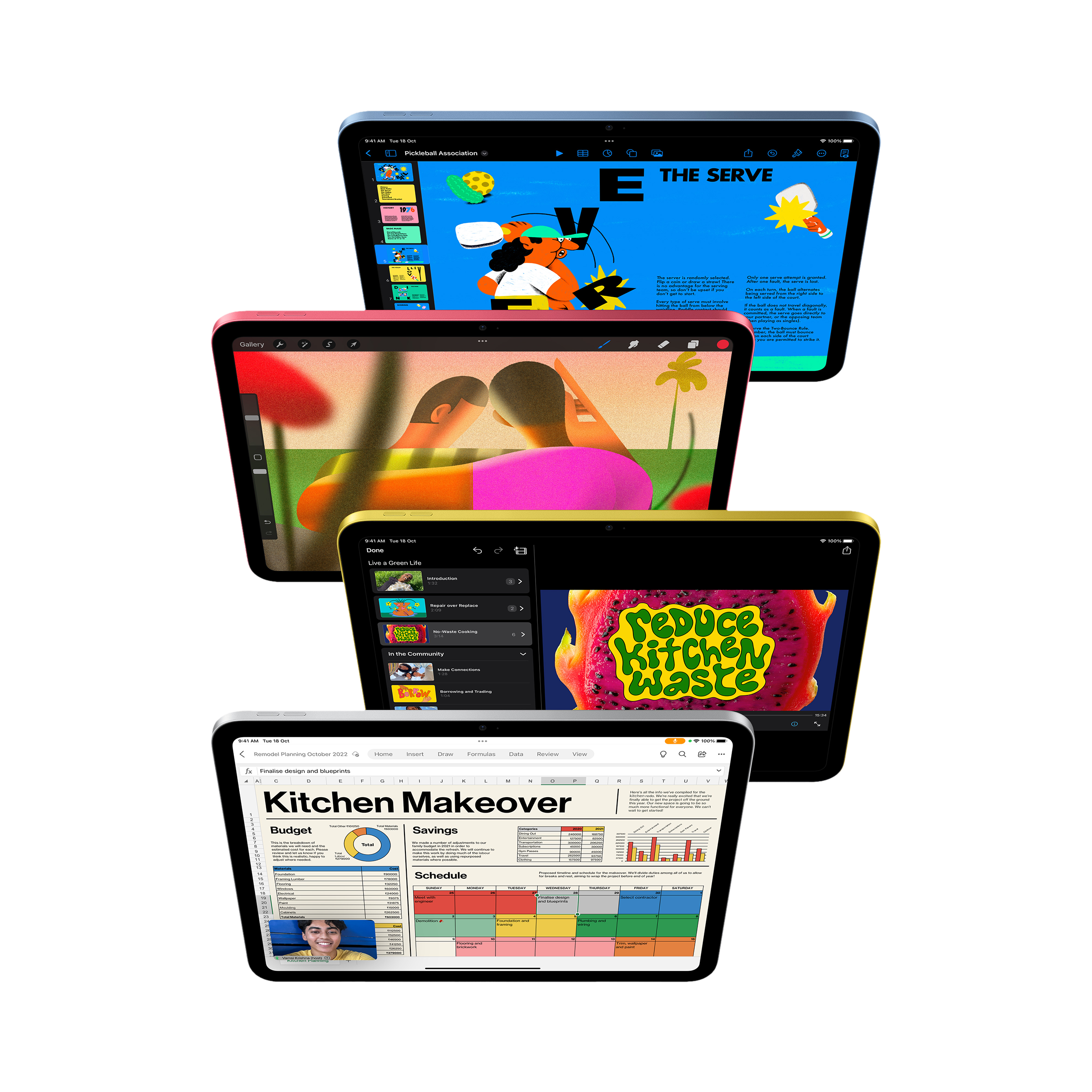 Apple iPad 10th Generation Wi-Fi (10.9 Inch, 64GB, Yellow, 2022 model)_3