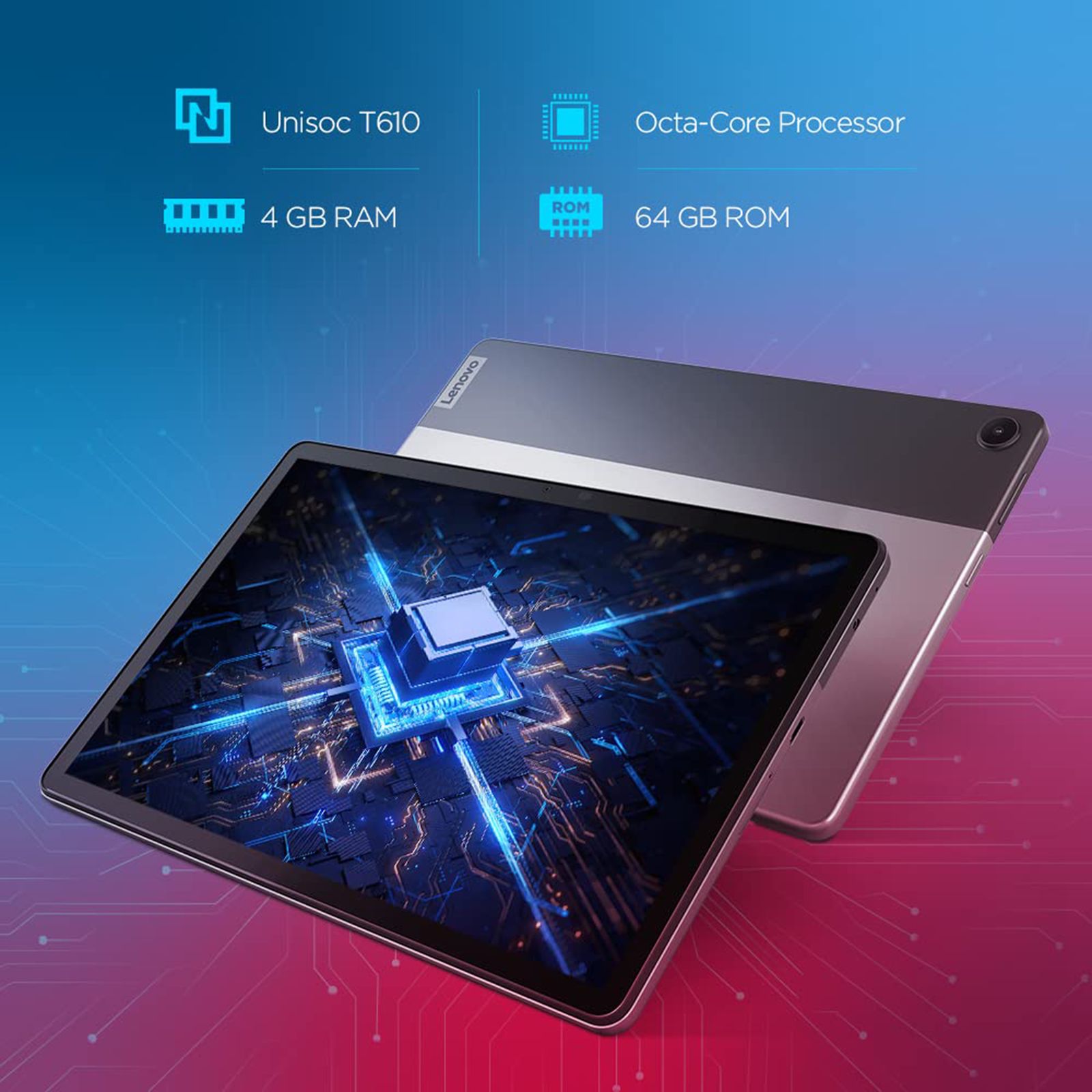 Lenovo Tab M10 3rd Gen Wi-Fi Android Tablet (10.1 Inch, 4GB RAM, 64GB ROM, Storm Grey) Lenovo Tab M10 3rd Gen Wi-Fi Android Tablet (10.1 Inch, 4GB RAM, 64GB ROM, Storm Grey)_9