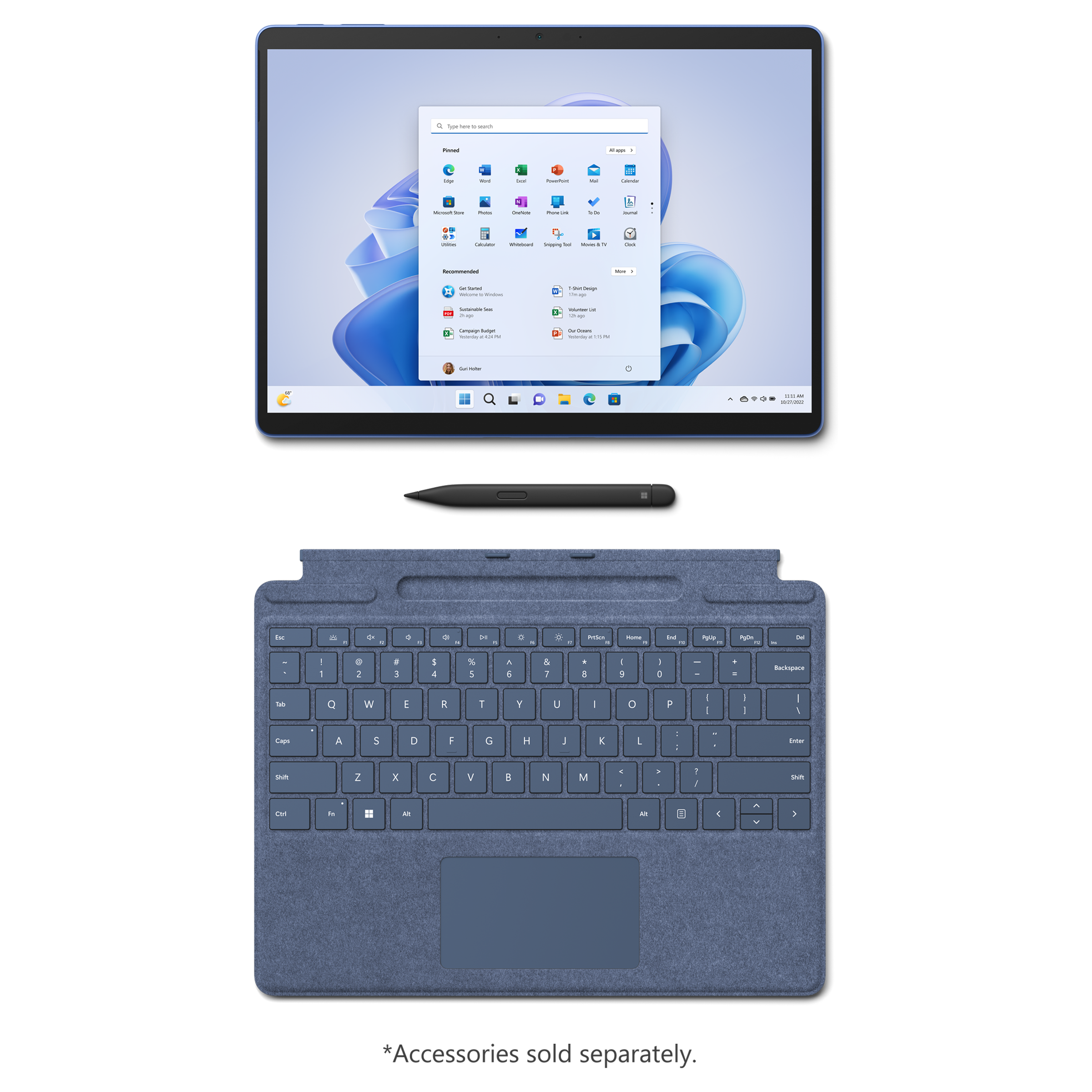 Microsoft Surface Pro 9 Wi-Fi Windows 11 Home Tablet (13 Inch, 8GB RAM, 256GB ROM, Sapphire)_10
