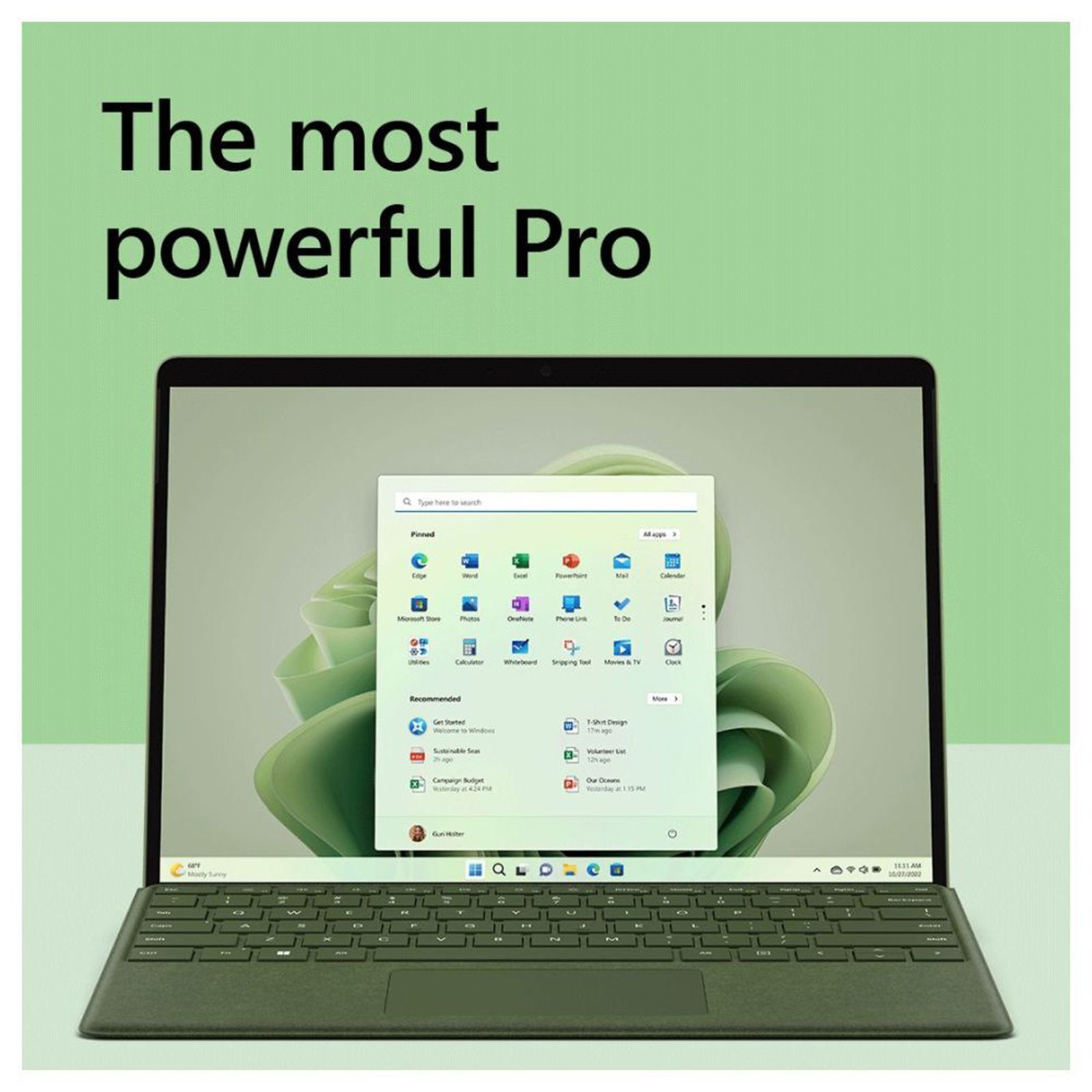 Microsoft Surface Pro 9 Wi-Fi Windows Tablet (13 Inch, 8GB RAM, 256GB ROM, Forest)_6
