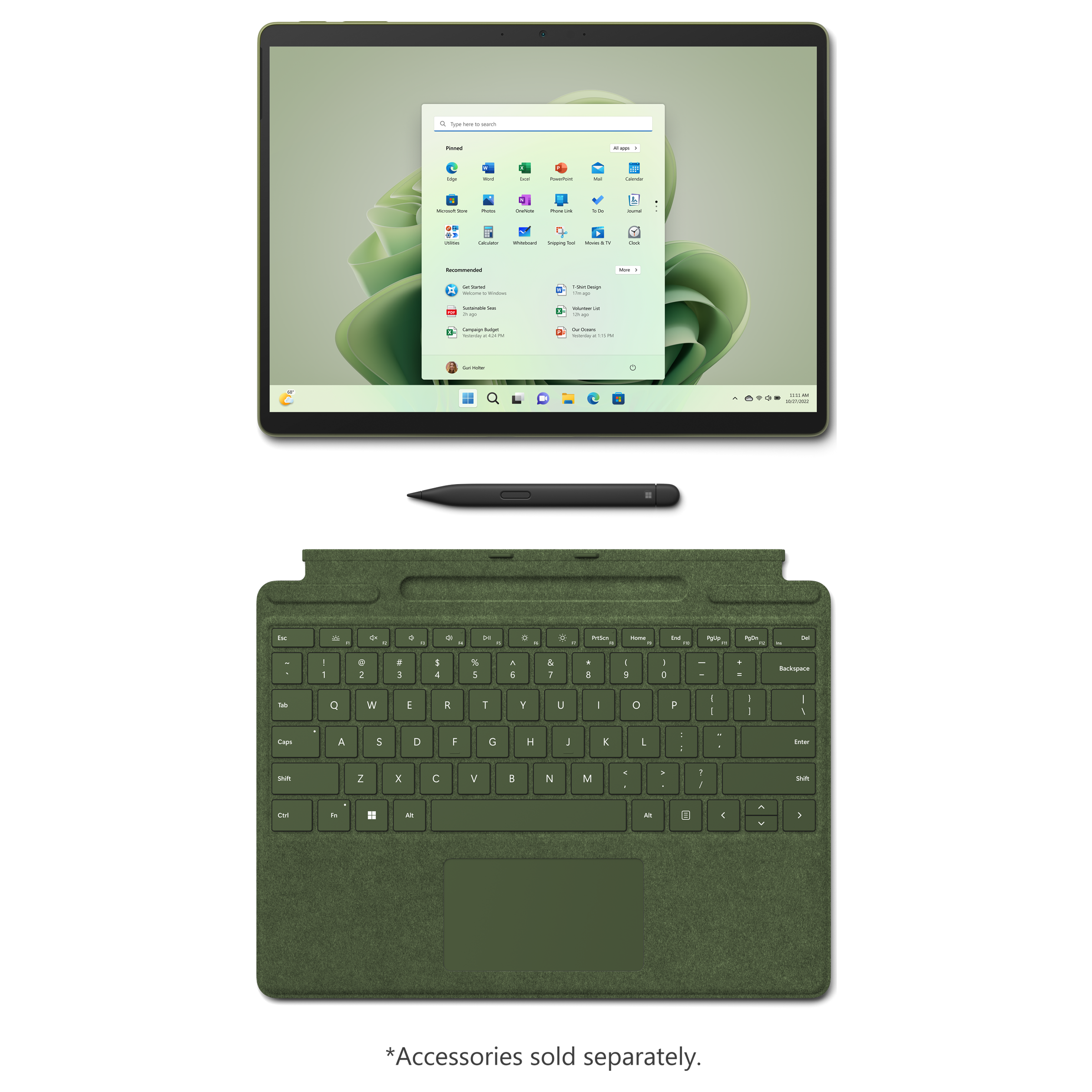 Microsoft Surface Pro 9 Wi-Fi Windows Tablet (13 Inch, 8GB RAM, 256GB ROM, Forest)_15