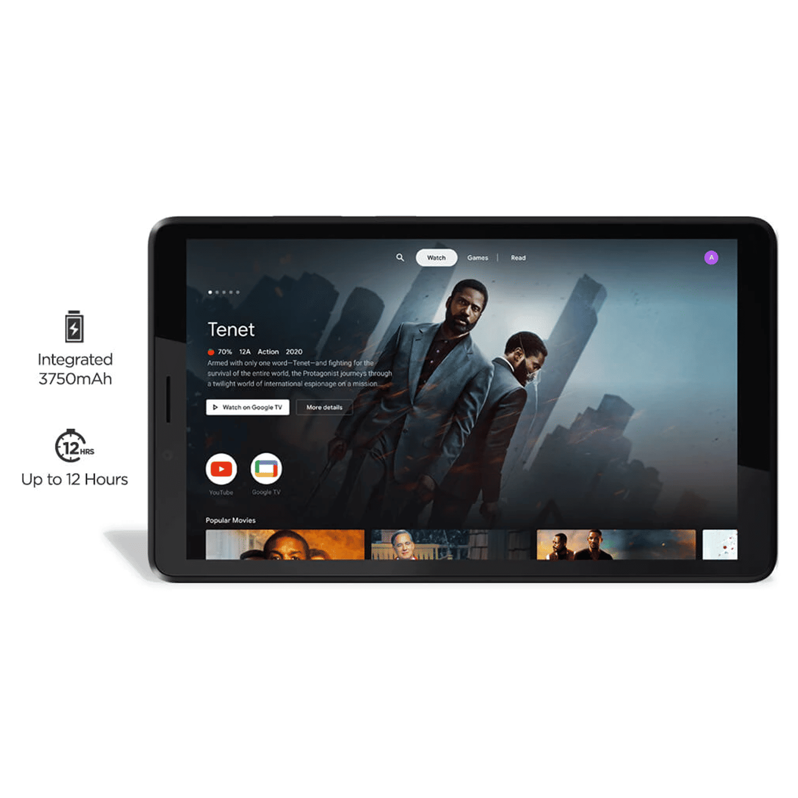 Lenovo Tab M7 Wi-Fi+4G Android 11 Tablet (7 Inch, 2GB RAM, 32GB ROM, Iron Grey) Lenovo Tab M7 Wi-Fi+4G Android 11 Tablet (7 Inch, 2GB RAM, 32GB ROM, Iron Grey)_9