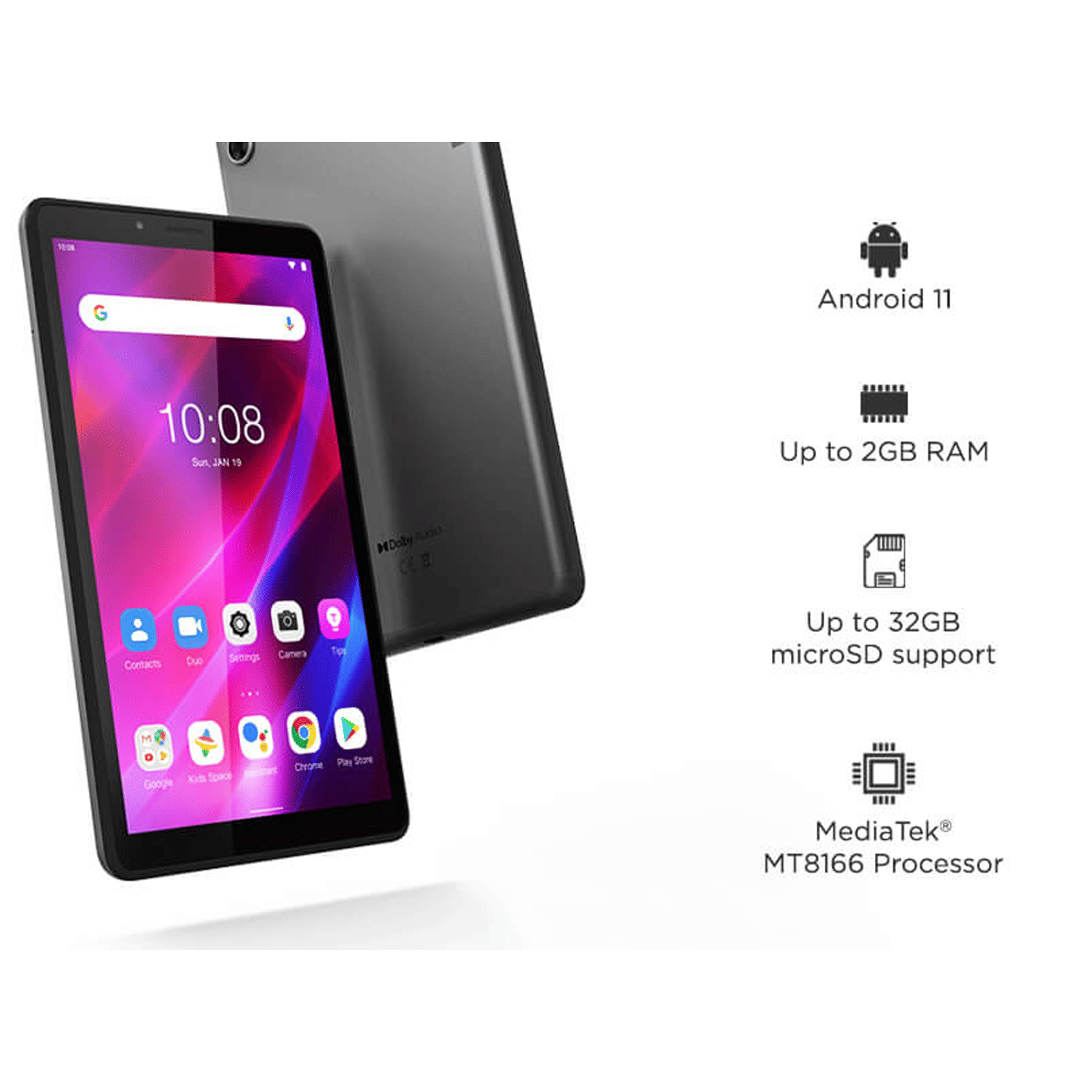 Lenovo Tab M7 Wi-Fi+4G Android 11 Tablet (7 Inch, 2GB RAM, 32GB ROM, Iron Grey) Lenovo Tab M7 Wi-Fi+4G Android 11 Tablet (7 Inch, 2GB RAM, 32GB ROM, Iron Grey)_12