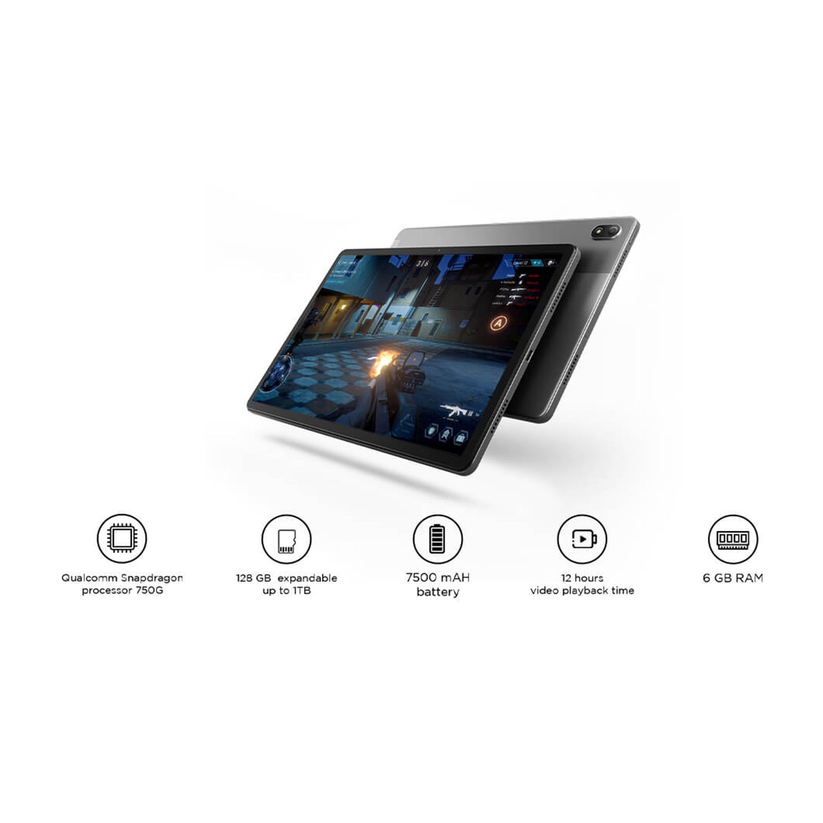 Lenovo Tab P11 Wi-Fi+5G Android Tablet (11 Inch, 8GB RAM, 256GB ROM, Storm Grey)_8