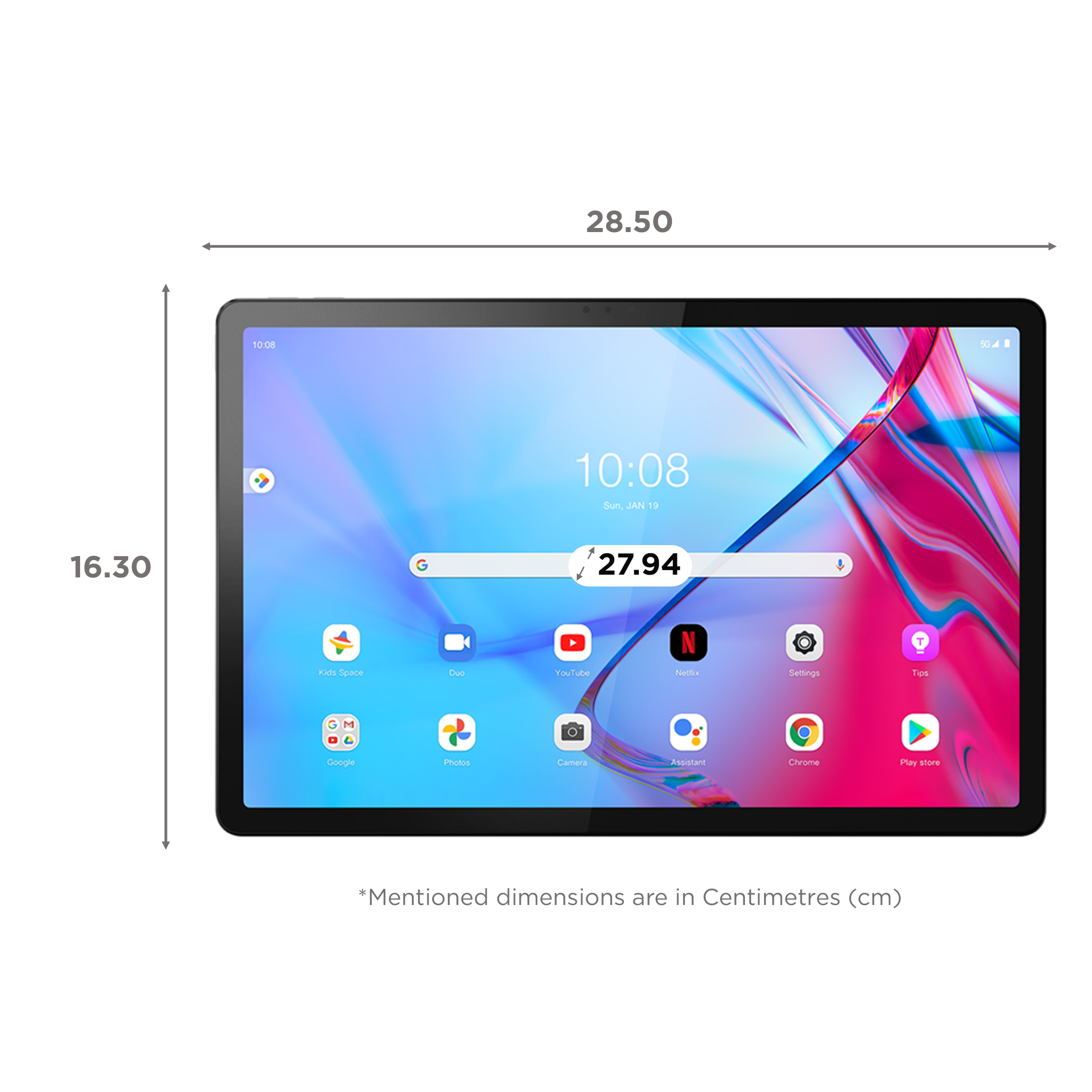 Lenovo Tab P11 Wi-Fi+5G Android Tablet (11 Inch, 8GB RAM, 256GB ROM, Storm Grey)_2