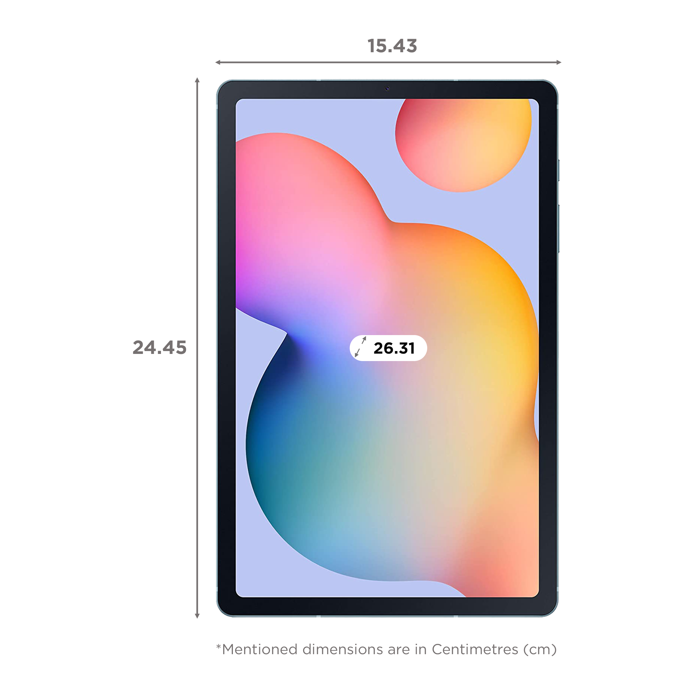 SAMSUNG Galaxy Tab S6 Lite Wi-Fi Android Tablet with Stylus (10.4 Inch, 4GB RAM, 128GB ROM, Angora Blue)_2