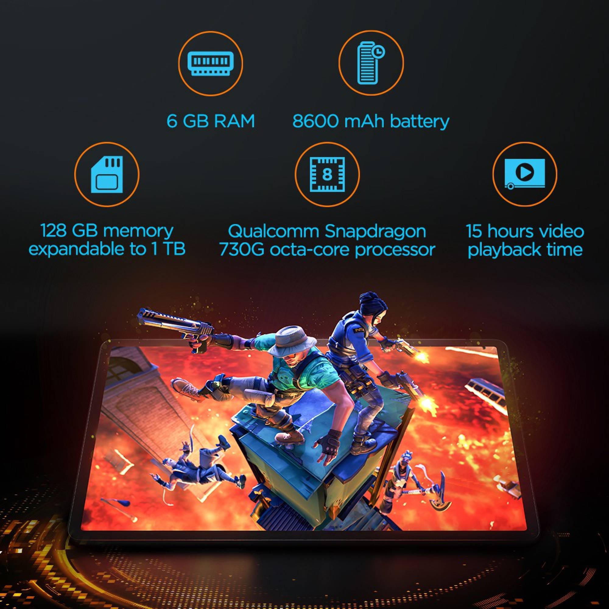 Lenovo Tab P11 Wifi + 5G Android 11 Tablet (11 inch, 6GB RAM, 128GB ROM, Storm Grey) Lenovo Tab P11 Wifi + 5G Android 11 Tablet (11 inch, 6GB RAM, 128GB ROM, Storm Grey)_7