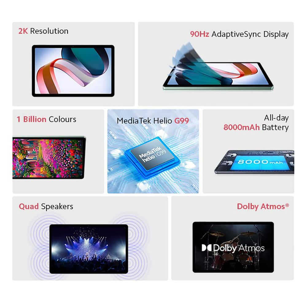 Redmi Pad Wi-Fi Android Tablet (10.61 Inch, 6GB RAM, 128GB ROM, Graphite Gray)_10