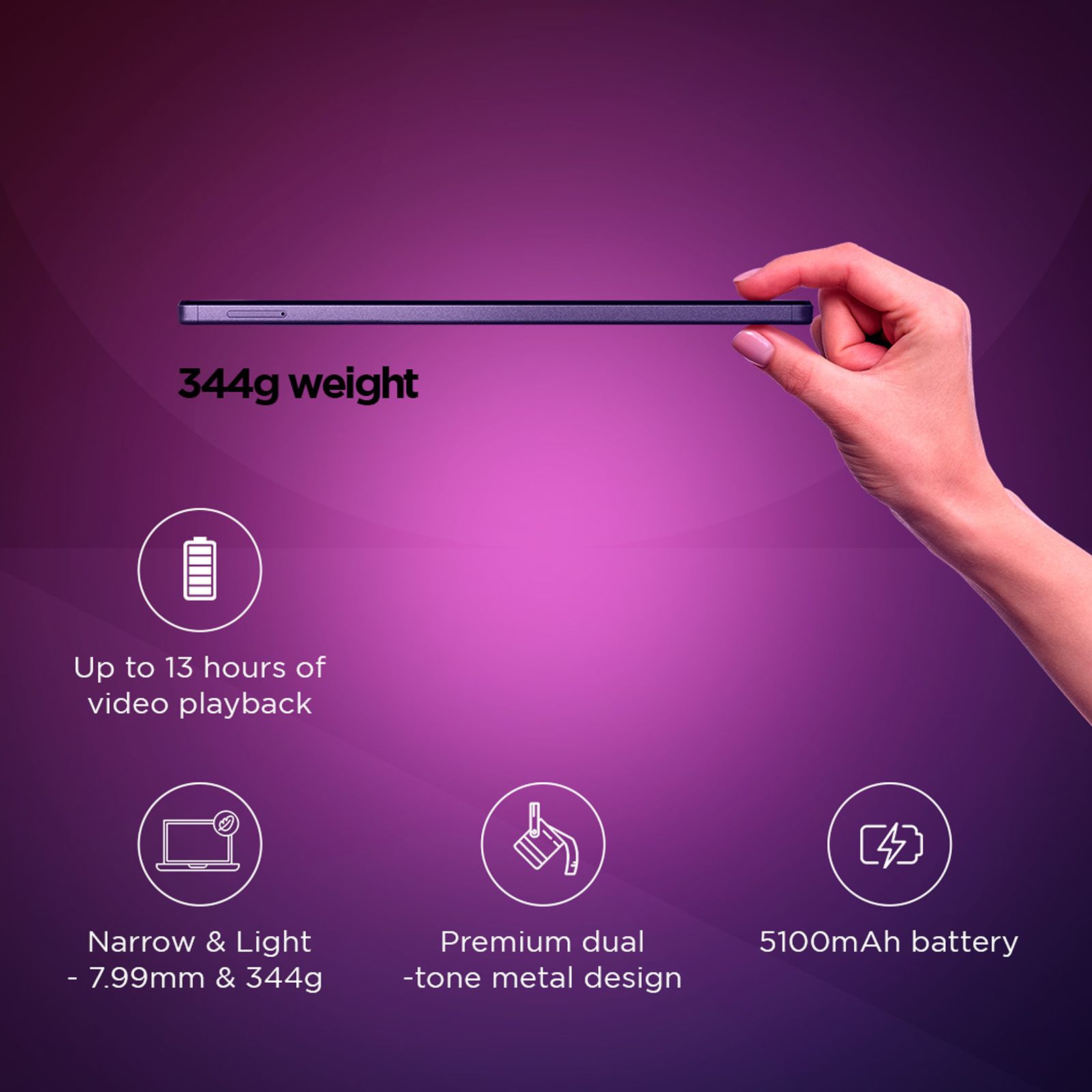 Lenovo Tab M9 Wi-Fi Android Tablet (9 Inch, 4GB RAM, 64GB ROM, Arctic Grey)_3