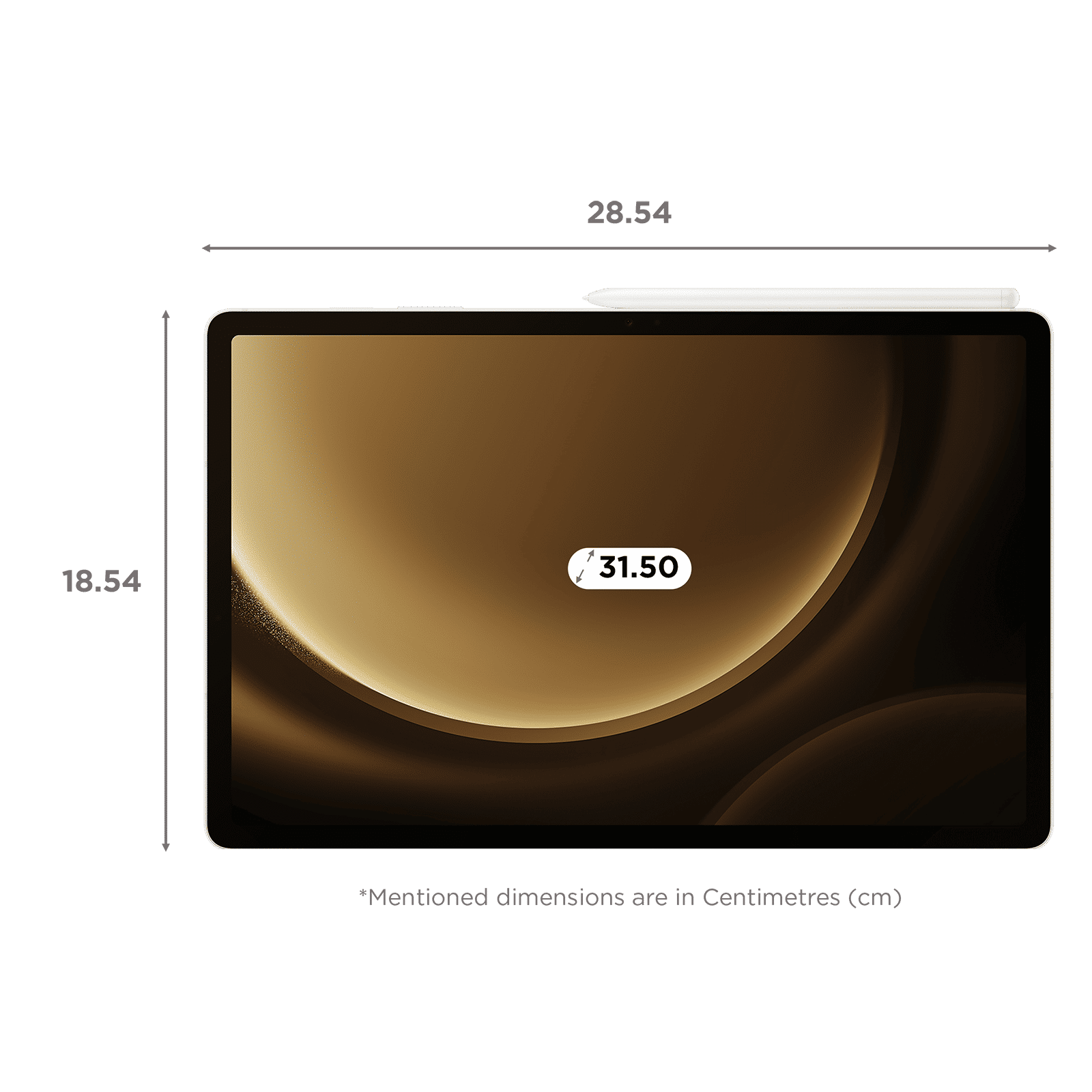 SAMSUNG Galaxy Tab S9 FE Plus Wi-Fi Android Tablet (12.4 Inch, 8GB RAM, 128GB ROM, Silver)_2