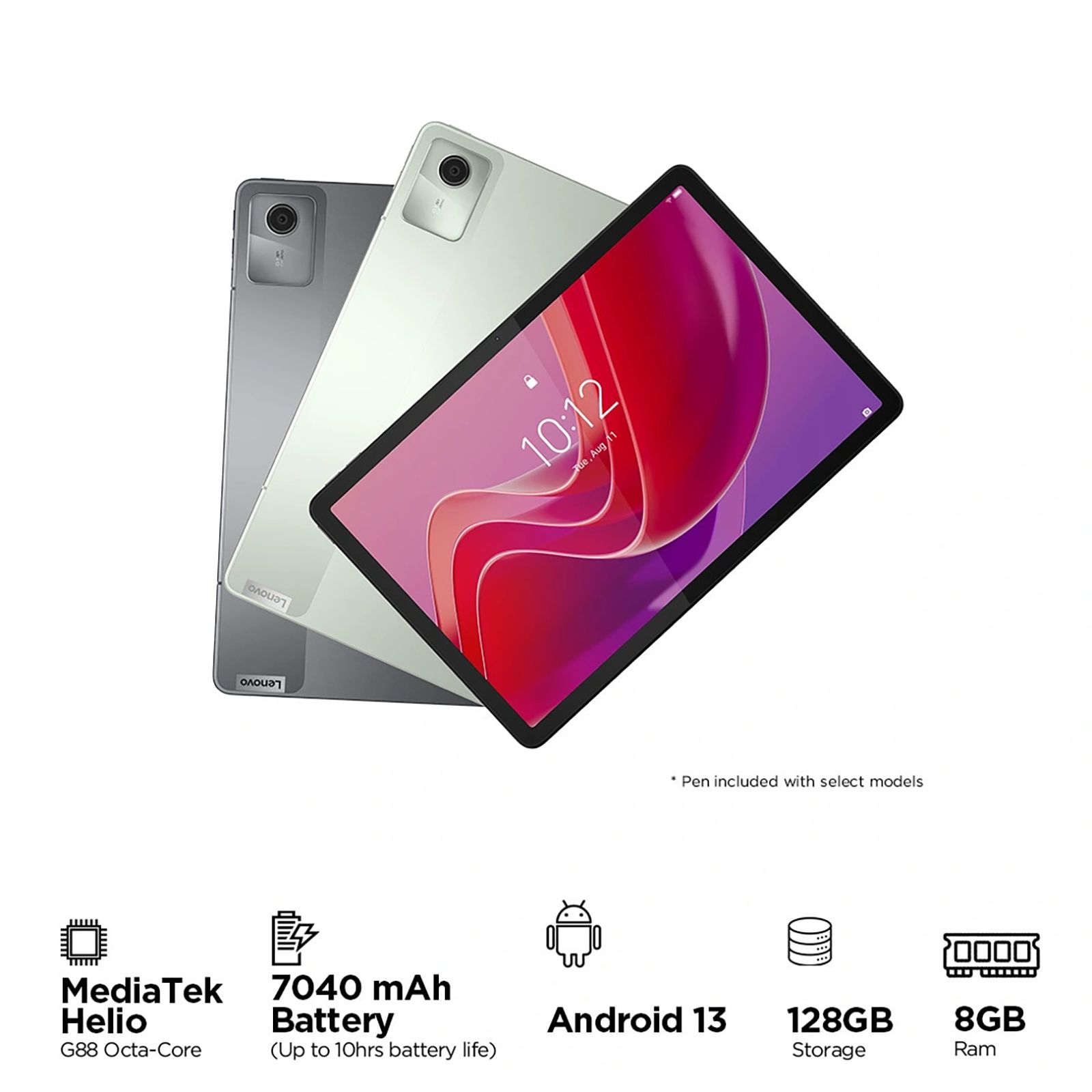 Lenovo Tab M11 Wi-Fi Android Tablet (11 Inch, 8GB RAM, 128GB ROM, Seafoam Green) Lenovo Tab M11 Wi-Fi Android Tablet (11 Inch, 8GB RAM, 128GB ROM, Seafoam Green)_10