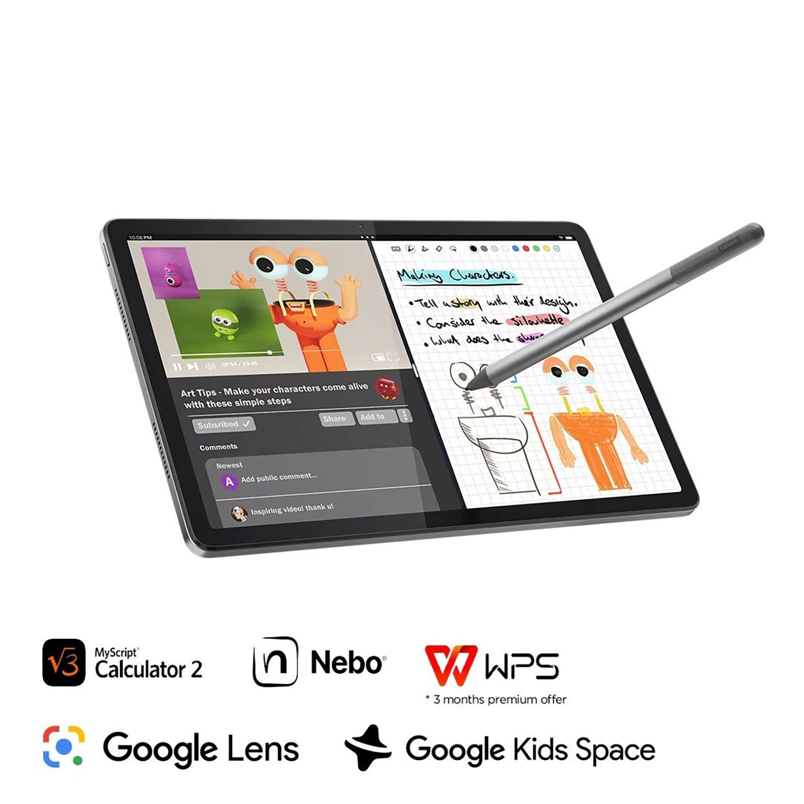 Lenovo Tab M11 Wi-Fi+4G Android Tablet with Stylus (11 Inch, 8GB RAM, 128GB ROM, Seafoam Green) Lenovo Tab M11 Wi-Fi+4G Android Tablet with Stylus (11 Inch, 8GB RAM, 128GB ROM, Seafoam Green)_6