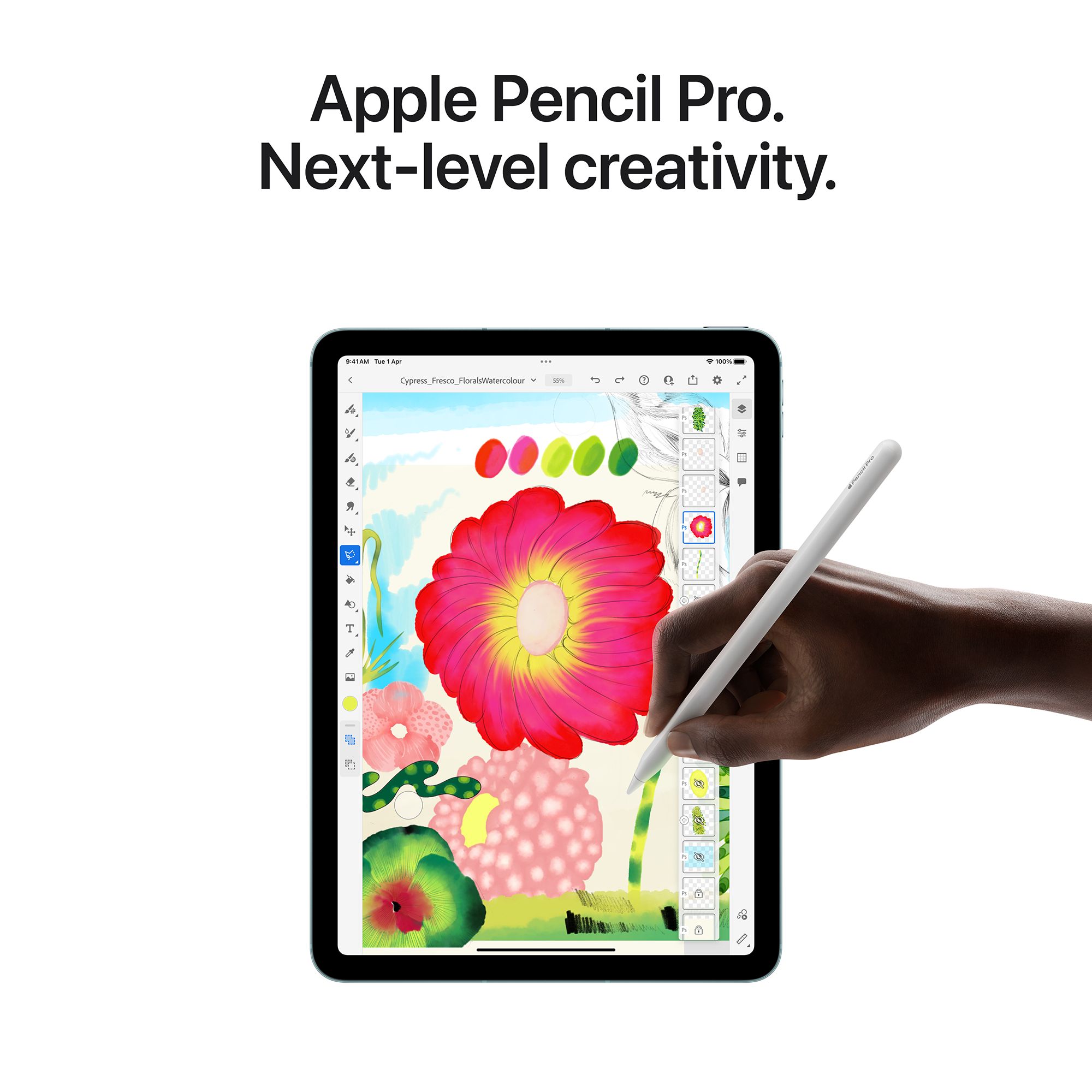 Apple iPad Air Wi-Fi (11 Inch, 128GB, Blue)_6