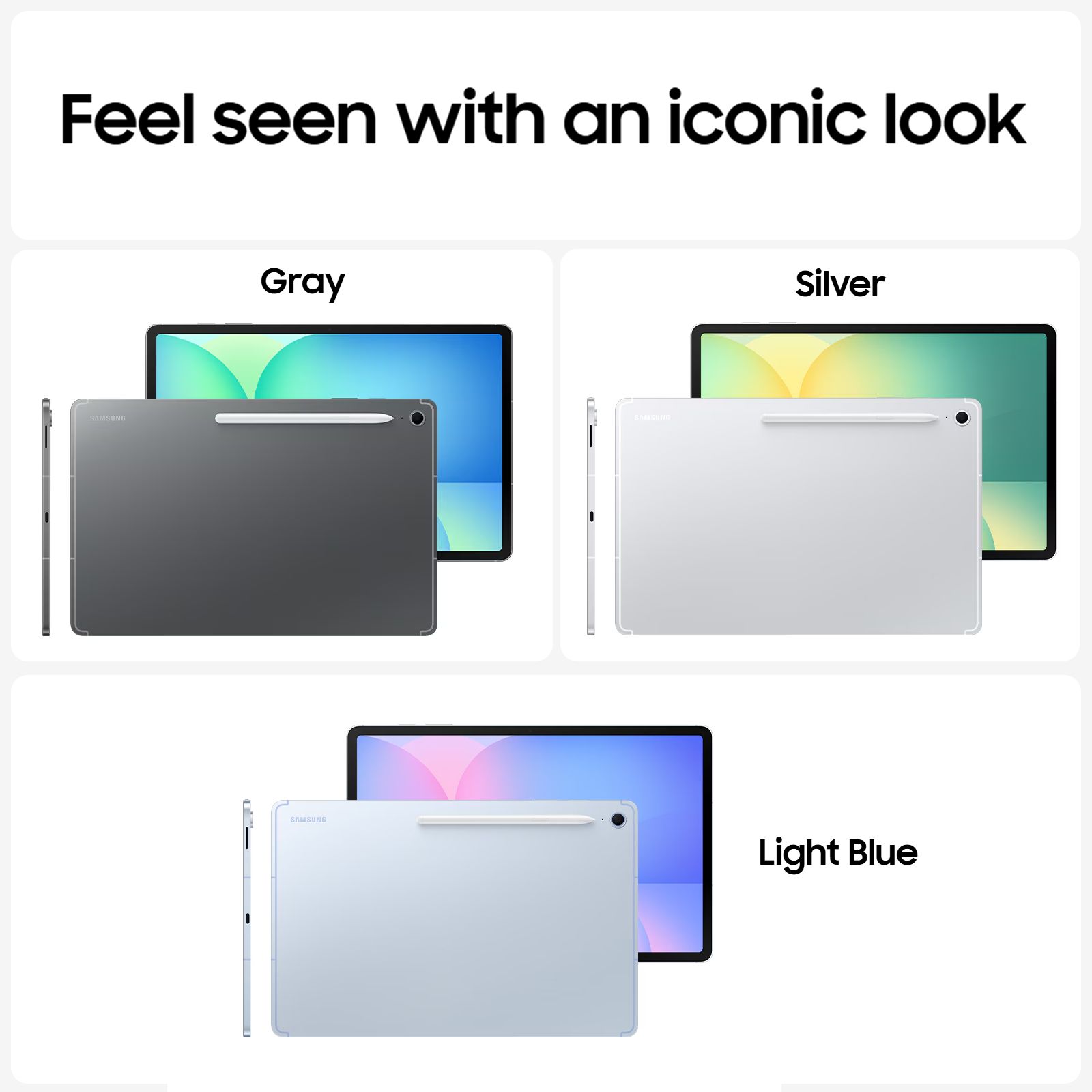 SAMSUNG Galaxy Tab S10 FE Wi-Fi Android Tablet (10.9 Inch, 12GB RAM, 256GB ROM, Light Blue)_12