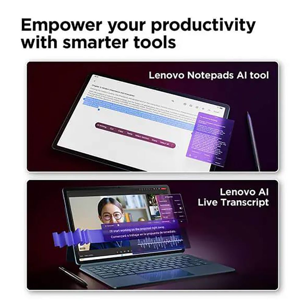Lenovo Yoga Tab Plus Wi-Fi Android Tablet with Tab Pen Pro and Keyboard (12.7 Inch, 16GB RAM, 512GB ROM, Tidal Teal) Lenovo Yoga Tab Plus Wi-Fi Android Tablet with Tab Pen Pro and Keyboard (12.7 Inch, 16GB RAM, 512GB ROM, Tidal Teal)_13