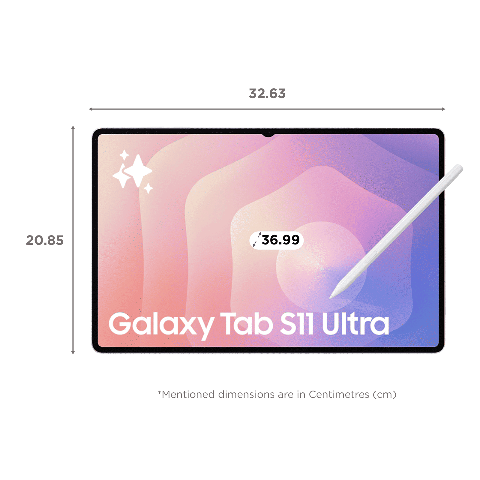 SAMSUNG Galaxy Tab S11 Ultra Wi-Fi Android Tablet with S Pen (14.5 Inch, 12GB RAM, 512GB ROM, Silver)_2