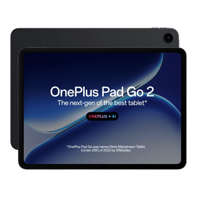 OnePlus Pad Go 2 Wi-Fi+5G Android Tablet (12.1 Inch, 8GB RAM, 256GB ROM, Shadow Black)