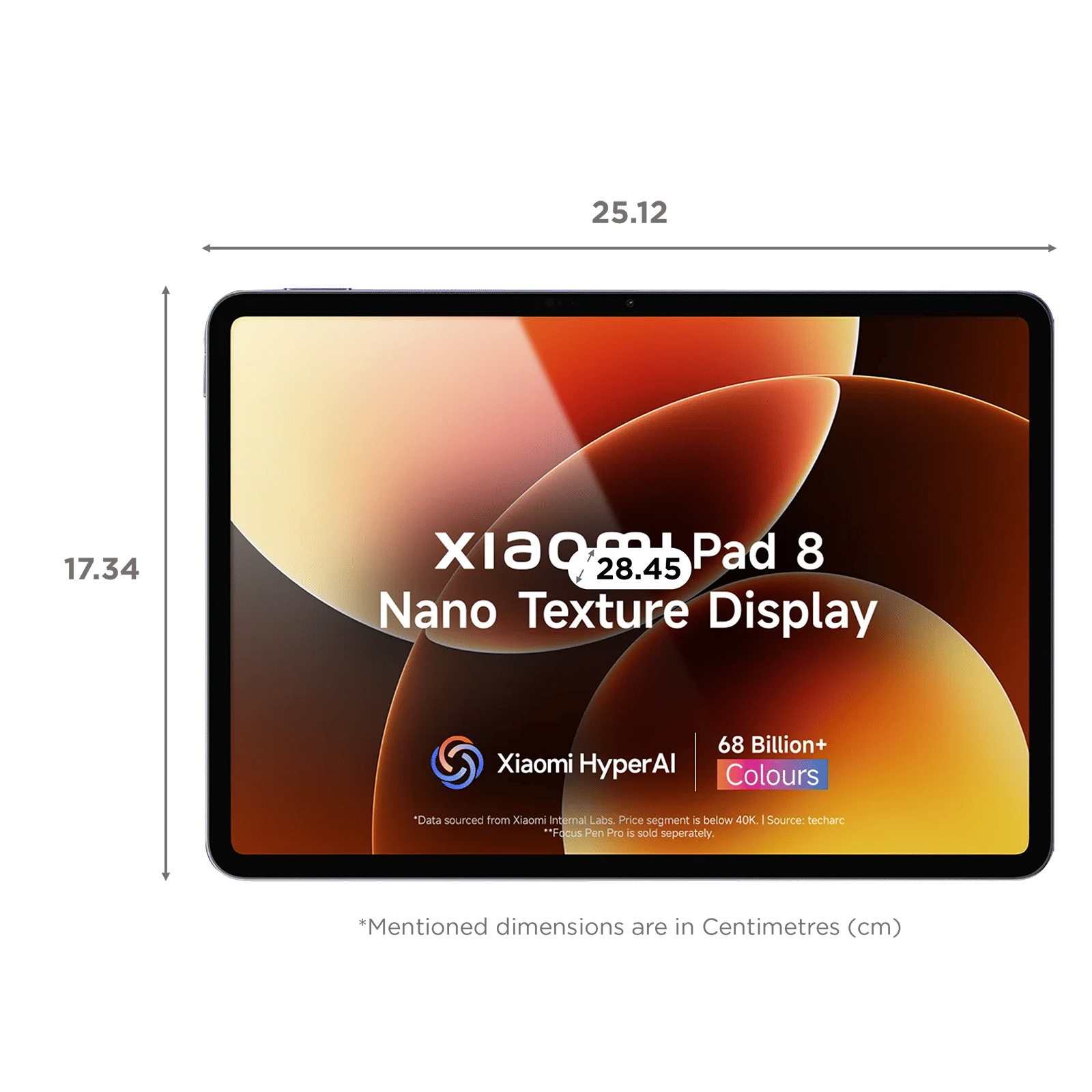 Xiaomi Pad 8 Wi-Fi Android Tablet with Xiaomi Focus Pen Pro (11.2 Inch, 12GB RAM, 256GB ROM, Nano Textured Display, Graphite Grey) Xiaomi Pad 8 Wi-Fi Android Tablet with Xiaomi Focus Pen Pro (11.2 Inch, 12GB RAM, 256GB ROM, Nano Textured Display, Graphite Grey)_2