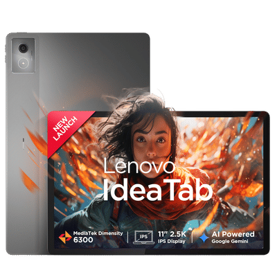 Lenovo Idea Tab Wi-Fi Android Tablet (11 Inch, 6GB RAM, 128GB ROM, Luna Grey)