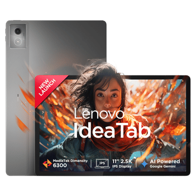 Lenovo Idea Tab Wi-Fi+5G Android Tablet (11 Inch, 6GB RAM, 128GB ROM, Luna Grey)