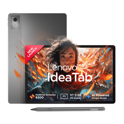 Lenovo Idea Tab Wi-Fi Android Tablet with Lenovo Tab Pen (11 Inch, 6GB RAM, 128GB ROM, Luna Grey)