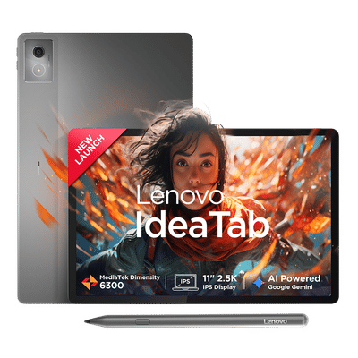 Lenovo Idea Tab Wi-Fi+5G Android Tablet with Lenovo Tab Pen (11 Inch, 6GB RAM, 128GB ROM, Luna Grey)