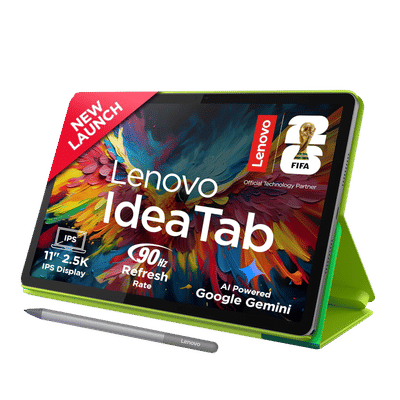 Lenovo Idea Tab Wi-Fi+5G Android Tablet with Lenovo Tab Pen and Sleeve (11 Inch, 8GB RAM, 256GB ROM, Luna Grey)
