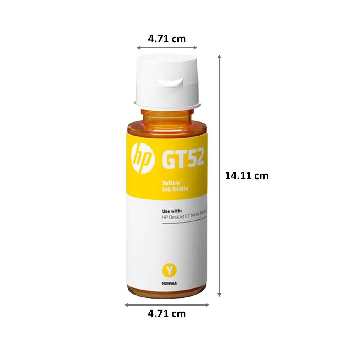 HP GT52 Original Ink Bottle (M0H56AA, Yellow) HP GT52 Original Ink Bottle (M0H56AA, Yellow)_2