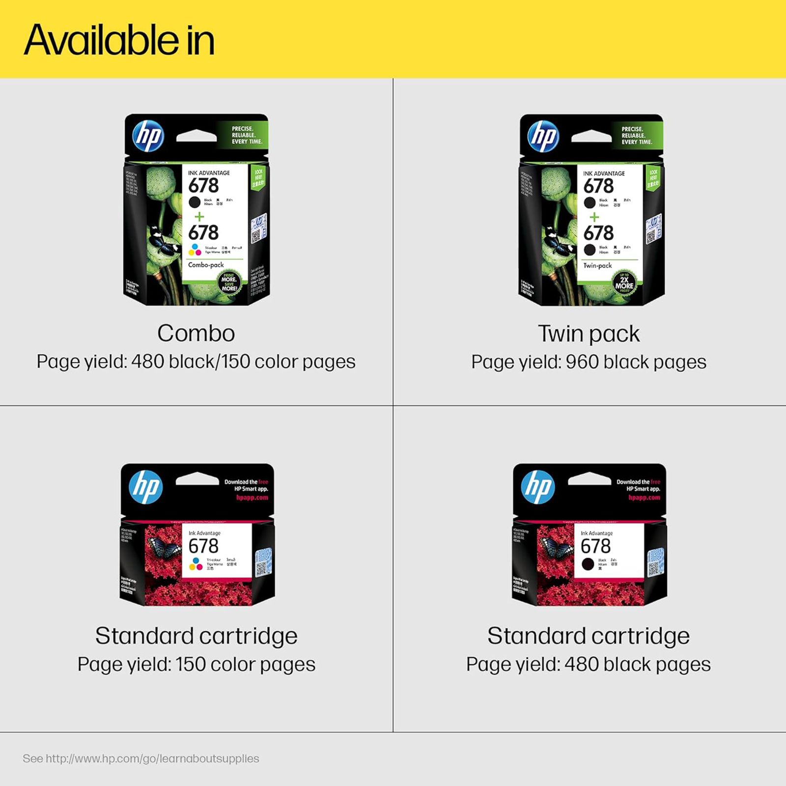 HP 678 Original Ink Advantage Cartridge (CZ107AA, Black) HP 678 Original Ink Advantage Cartridge (CZ107AA, Black)_3