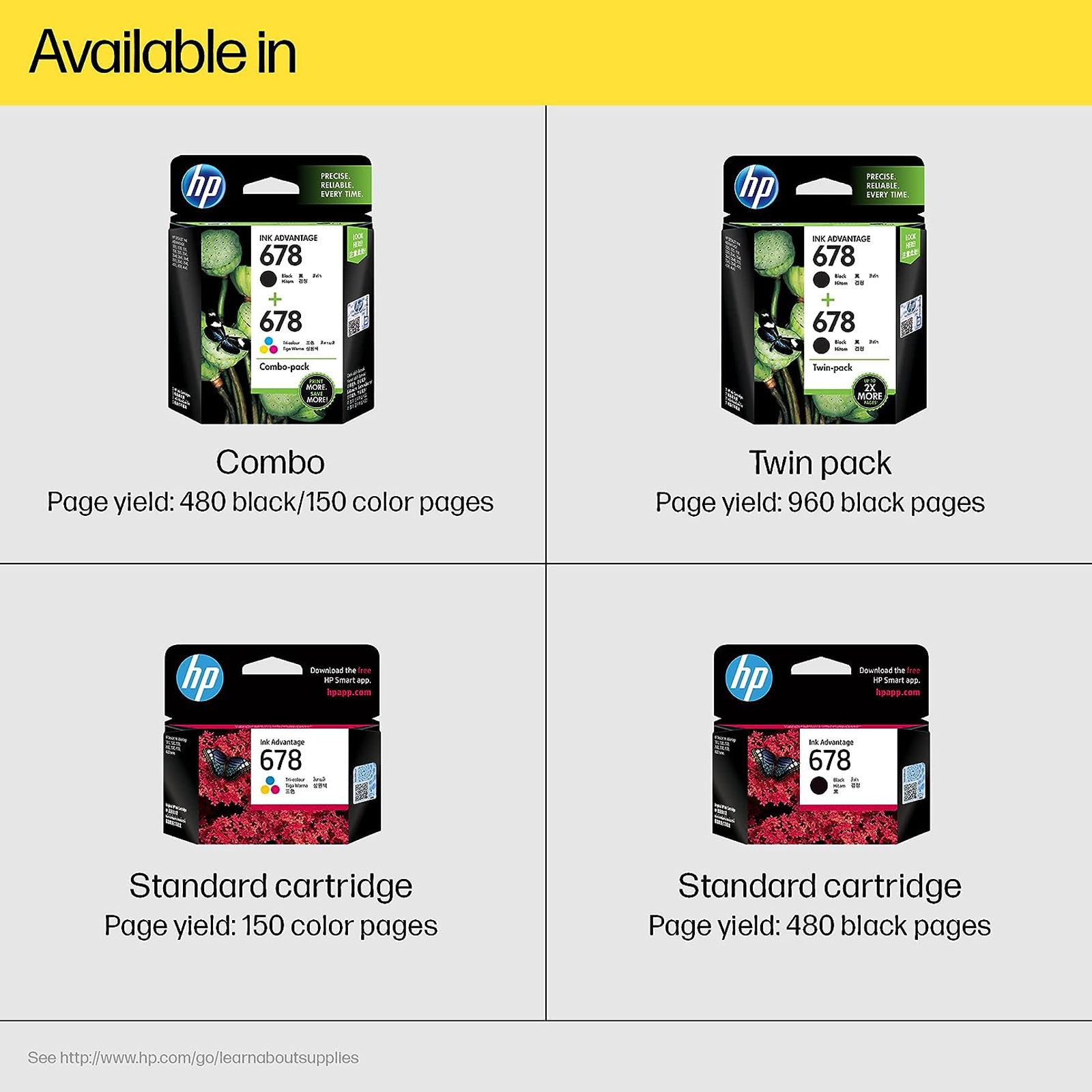 HP 678 Original Ink Advantage Cartridge (CZ107AA, Black) HP 678 Original Ink Advantage Cartridge (CZ107AA, Black)_4
