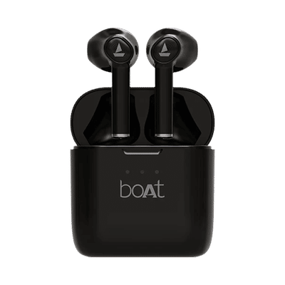 boAt Airdopes 138 Gen 2 TWS Earbuds With Environmental Noise Cancellation (IPX4 Water & Sweat Resistant, IWP Technology, Carbon Black)