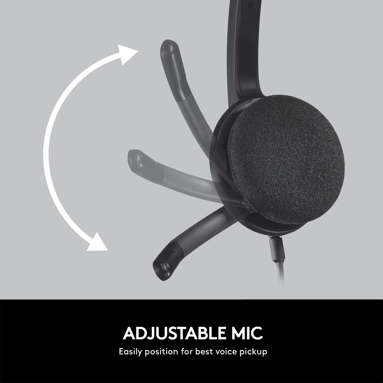 logitech H340 981-000477 Wired Headphone with Mic (On Ear, Black)_11