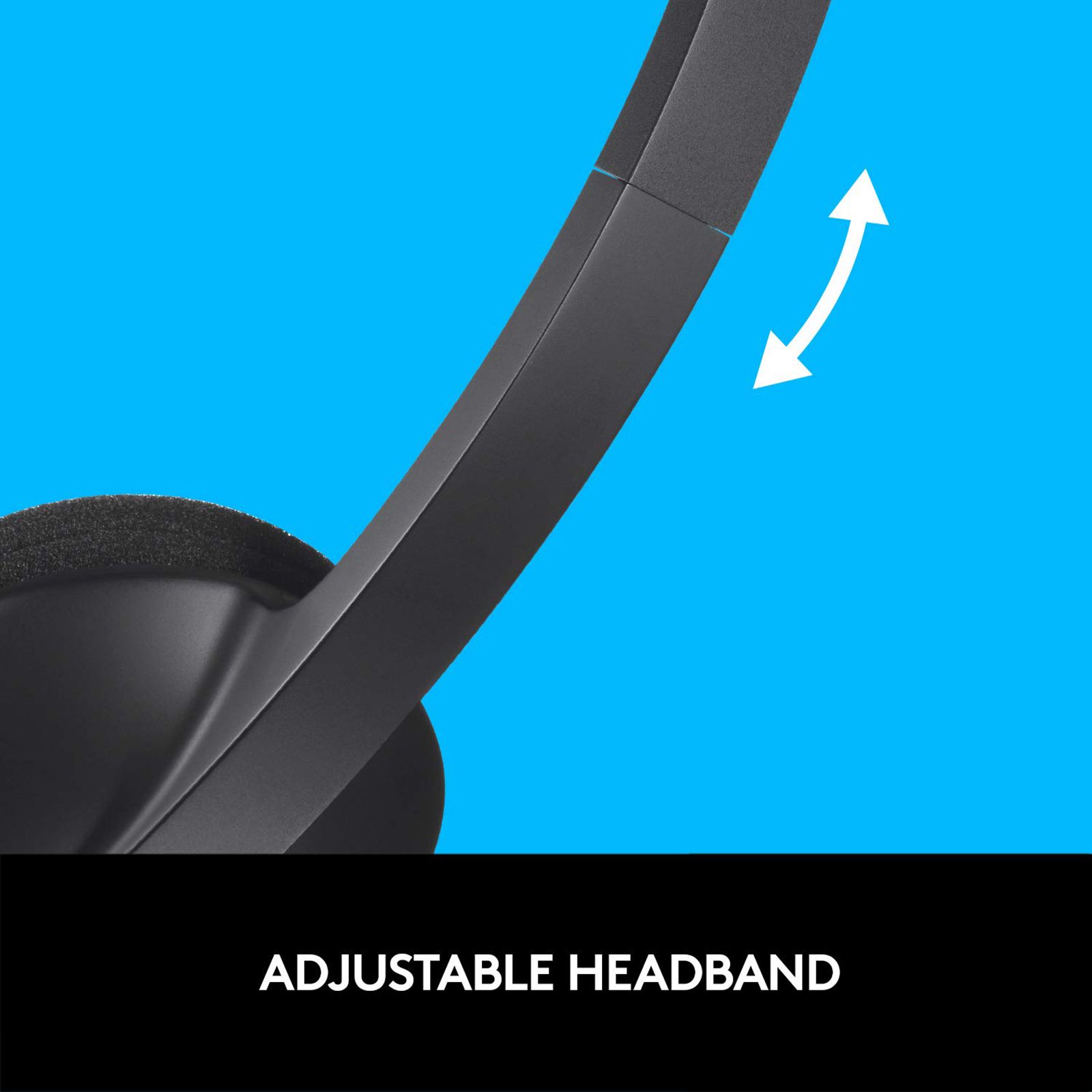 logitech H340 981-000477 Wired Headphone with Mic (On Ear, Black)_12