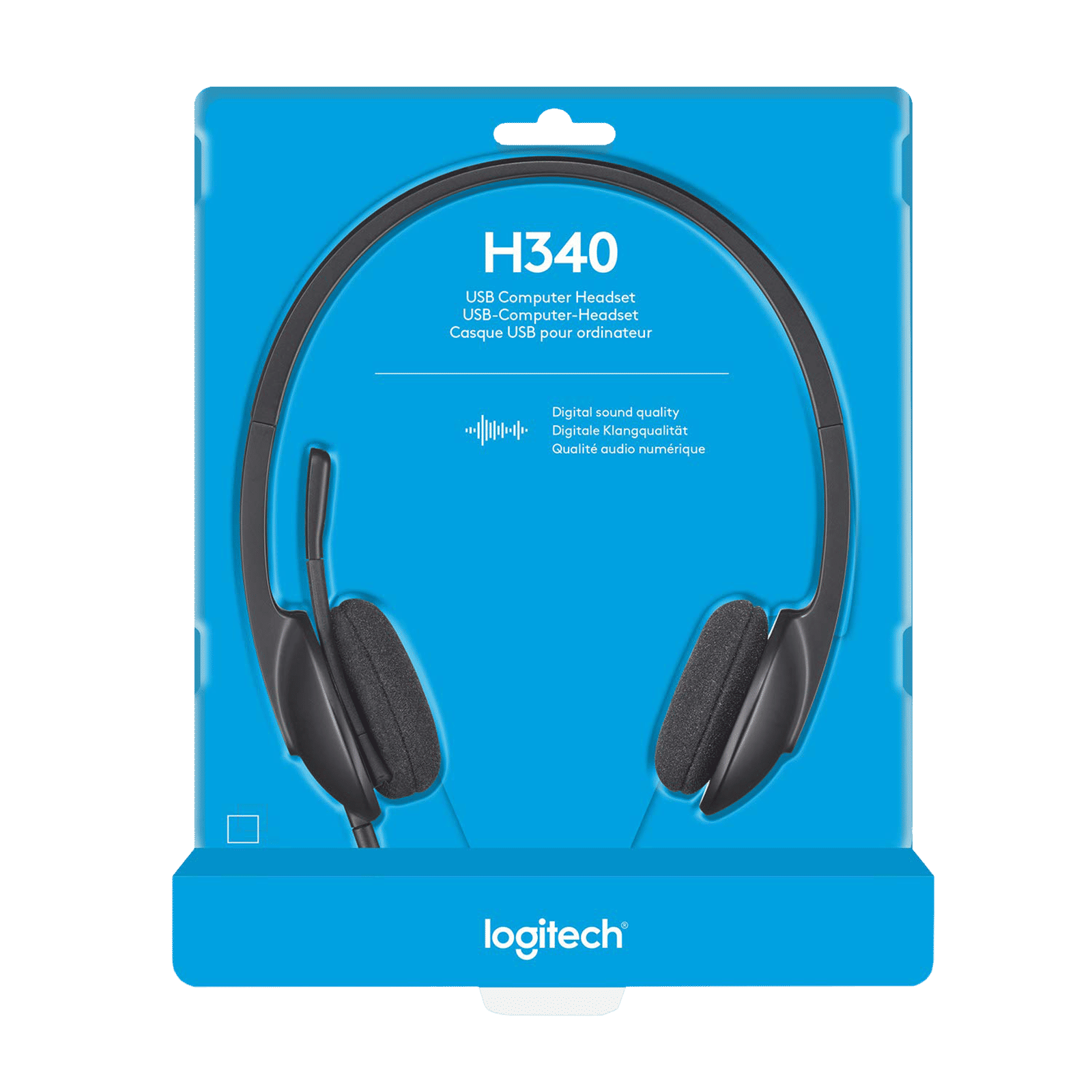 logitech H340 981-000477 Wired Headphone with Mic (On Ear, Black)_14