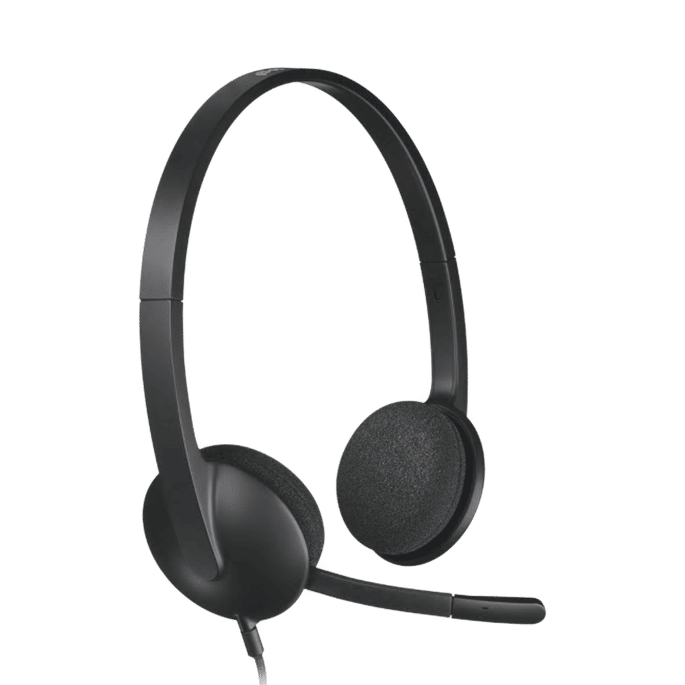 logitech H340 981-000477 Wired Headphone with Mic (On Ear, Black)_3