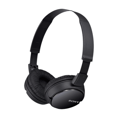 SONY MDR-ZX110/B Wired Headphone without Mic (On Ear, Black)