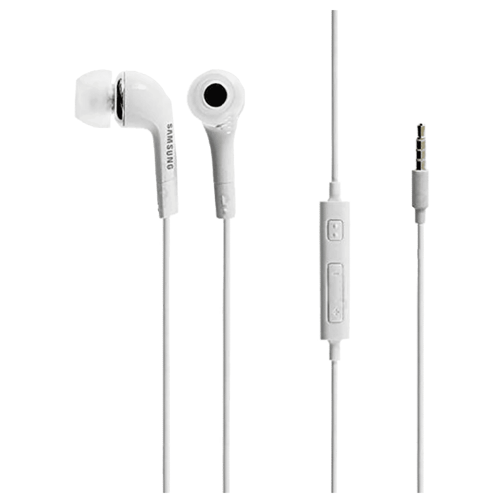 SAMSUNG EHS64AVFWECINU Wired Earphone with Mic (In Ear, White) SAMSUNG EHS64AVFWECINU Wired Earphone with Mic (In Ear, White)_1