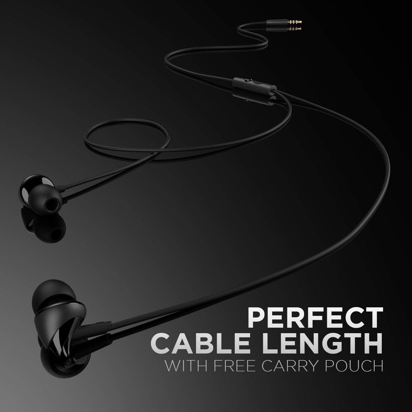 boAt BassHeads 100 Wired Earphone with Mic (In Ear, Black)_5